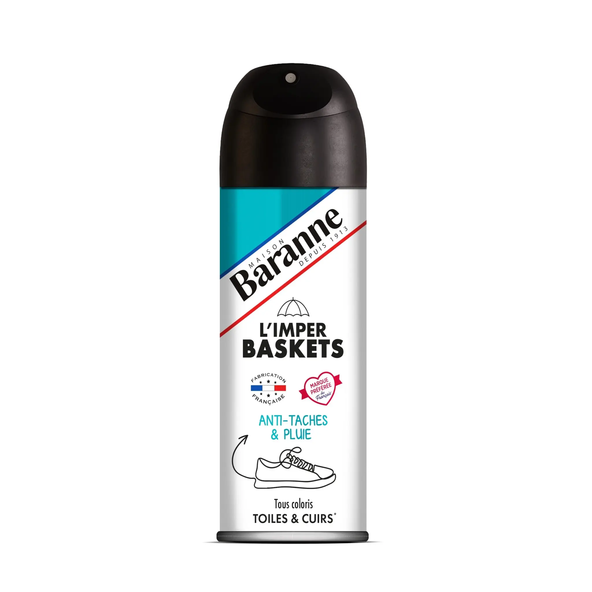 BARANNE Spray imperméabilisant baskets toiles et cuirs