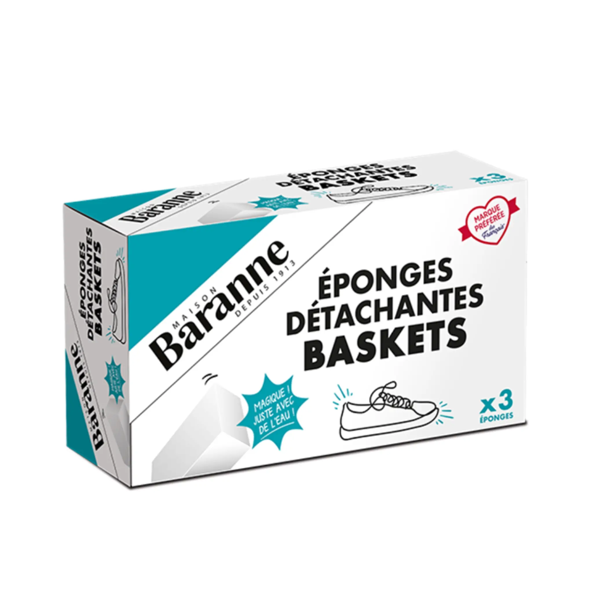 BARANNE Détachant éponge super détachante basket