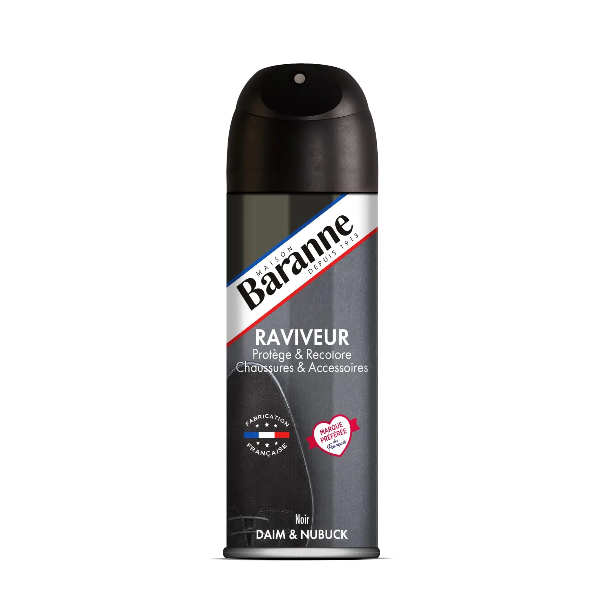 BARANNE Spray raviveur noir daim et nubuck