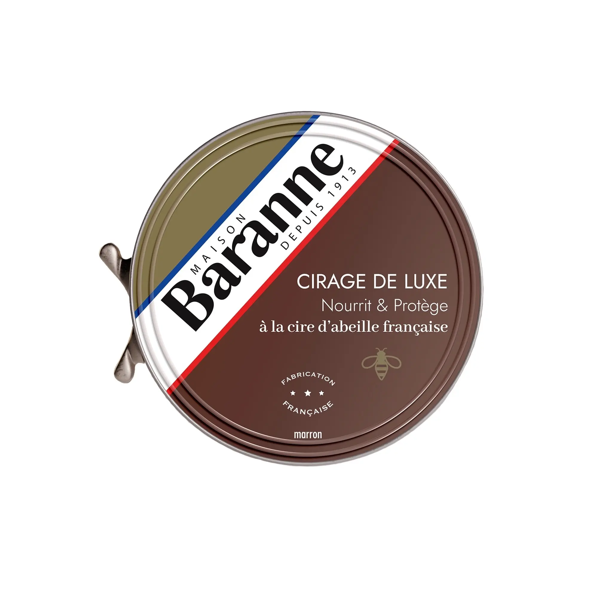 BARANNE Cirage de luxe marron à la cire d'abeille