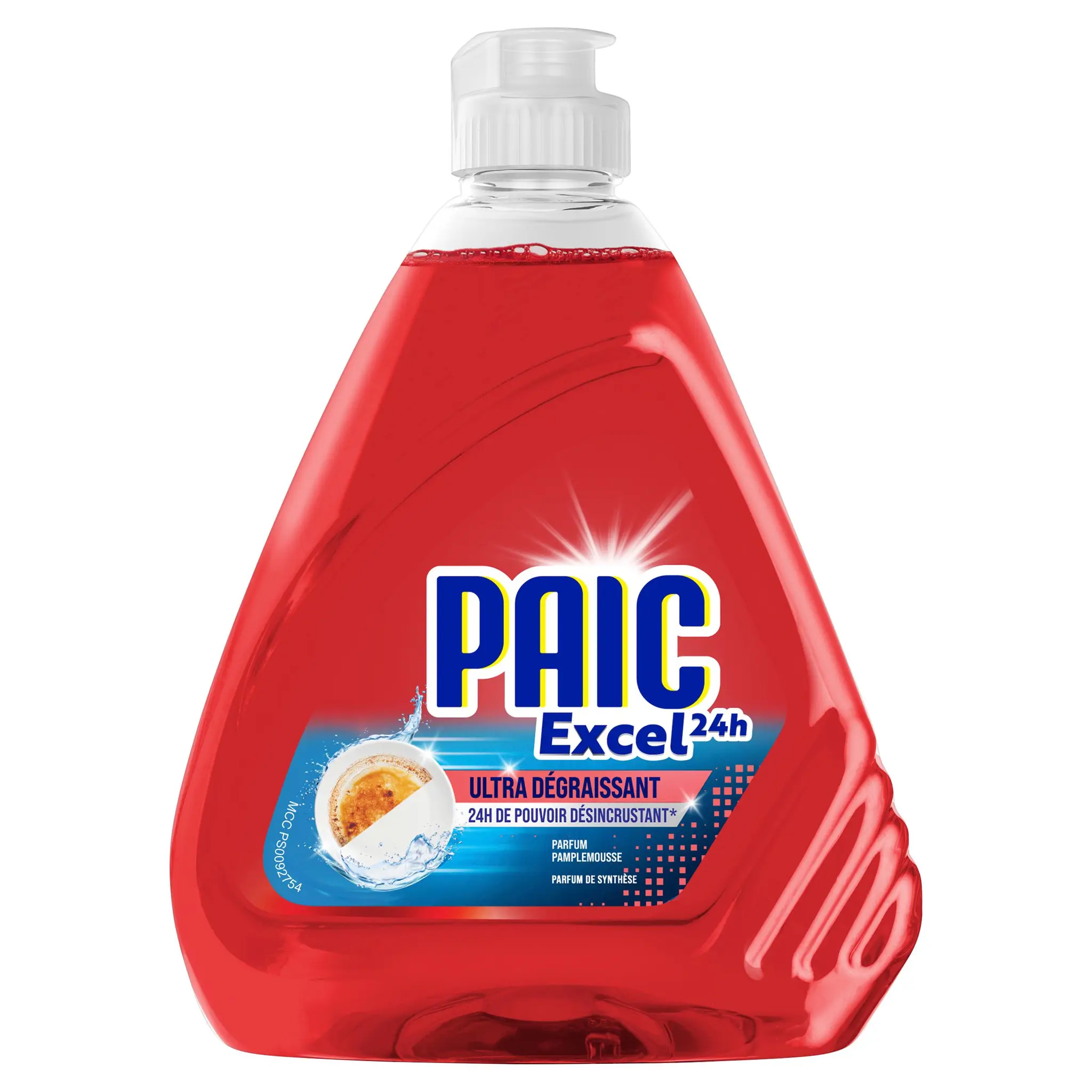 PAIC EXCEL liquide vaisselle défi 24h rouge