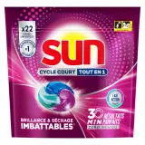 SUN Pastille lave-vaisselle Cycle court tout-en-1