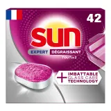 SUN Tablettes lave-vaisselle tout en 1 expert dégraissant