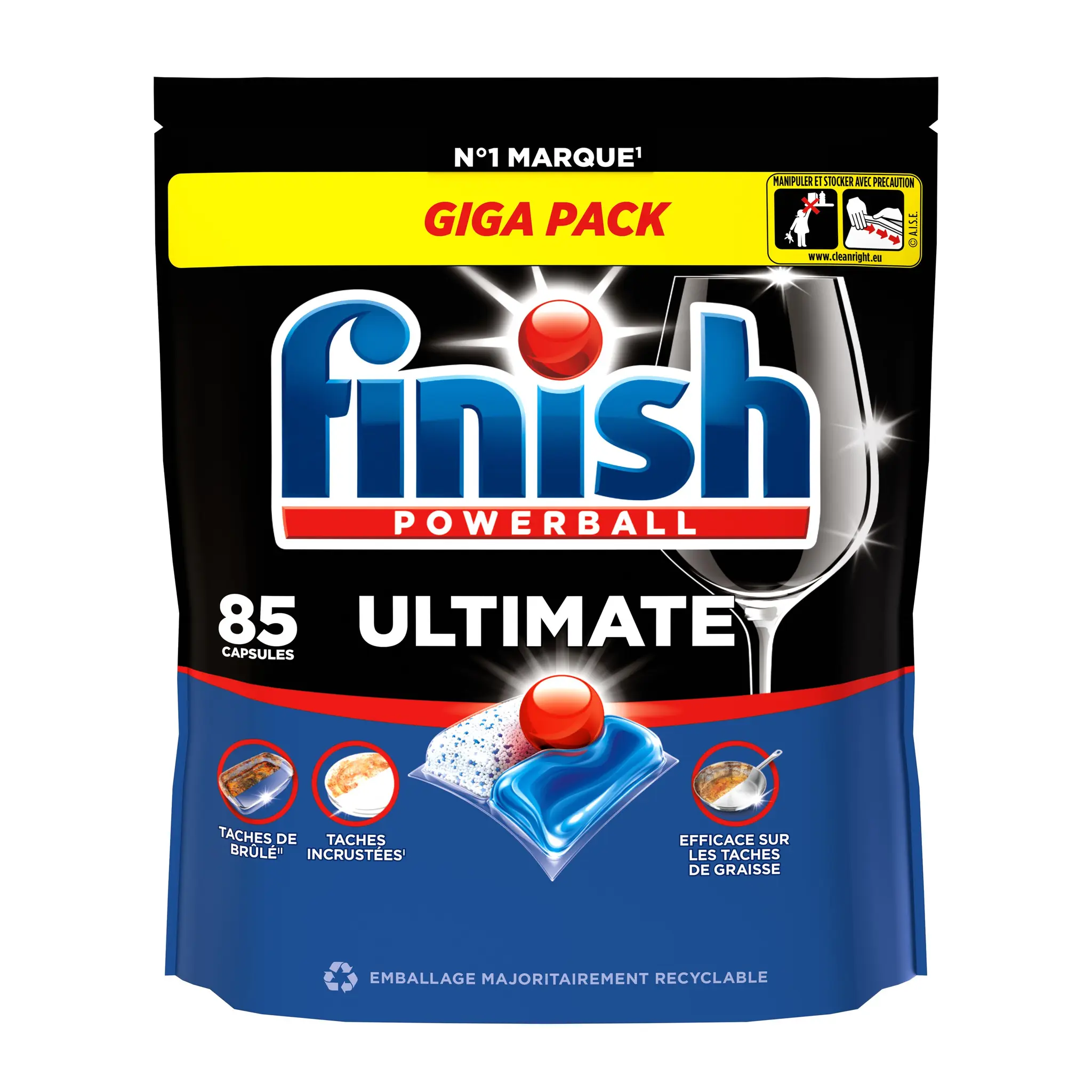 FINISH Ultimate Capsules lave-vaisselle powerball