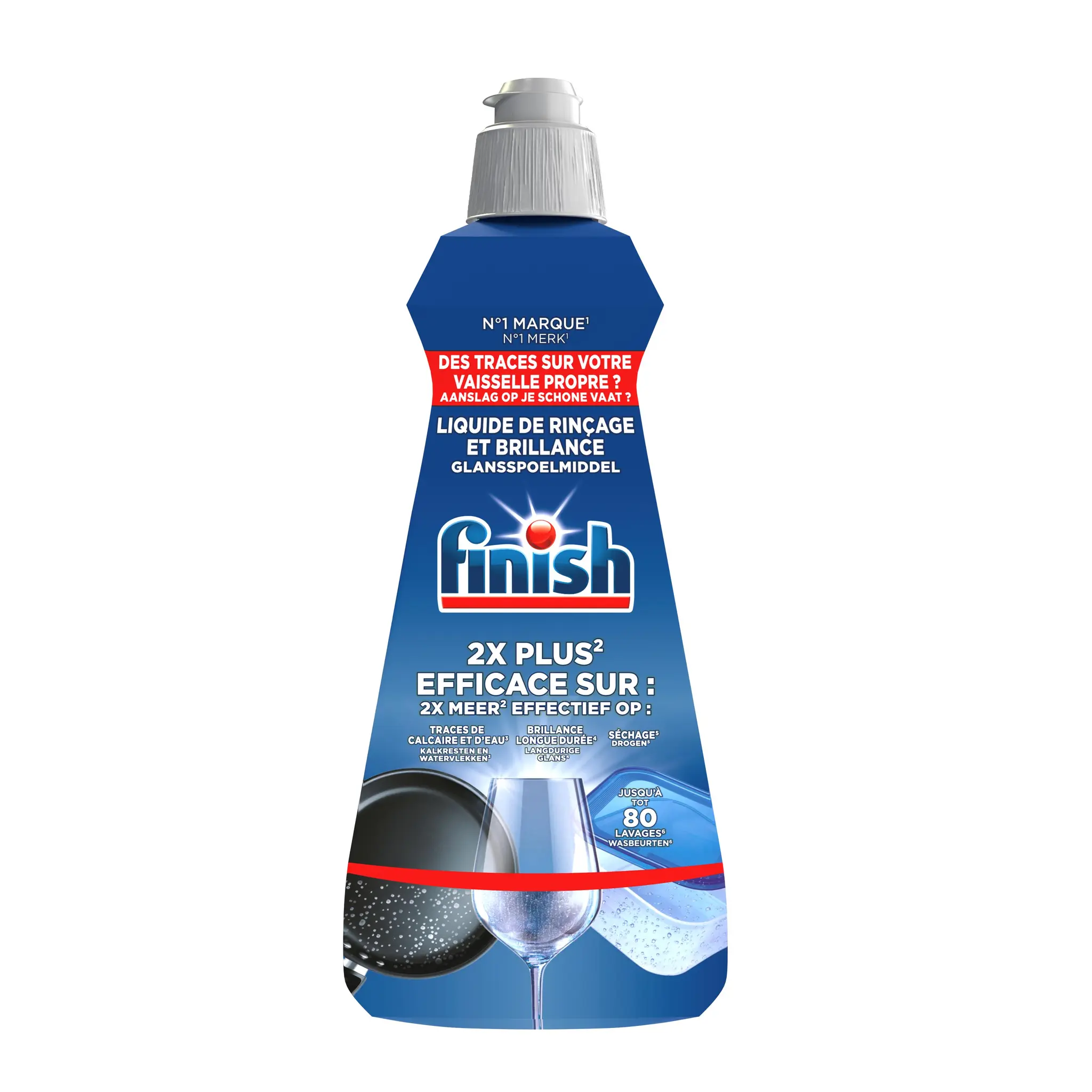 FINISH Liquide rinçage lave-vaisselle brillance