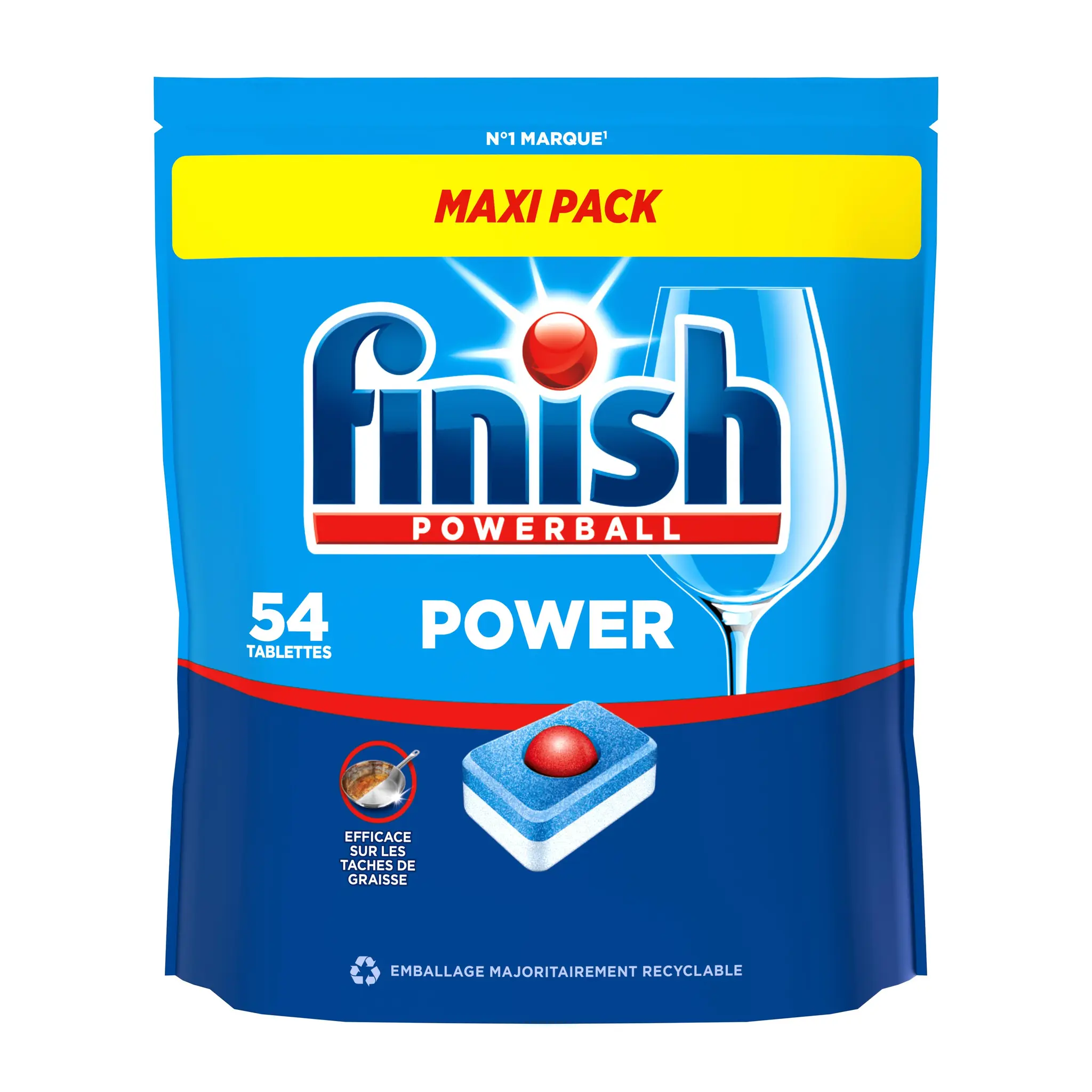 FINISH Powerball Power Plus tablettes lave-vaisselle