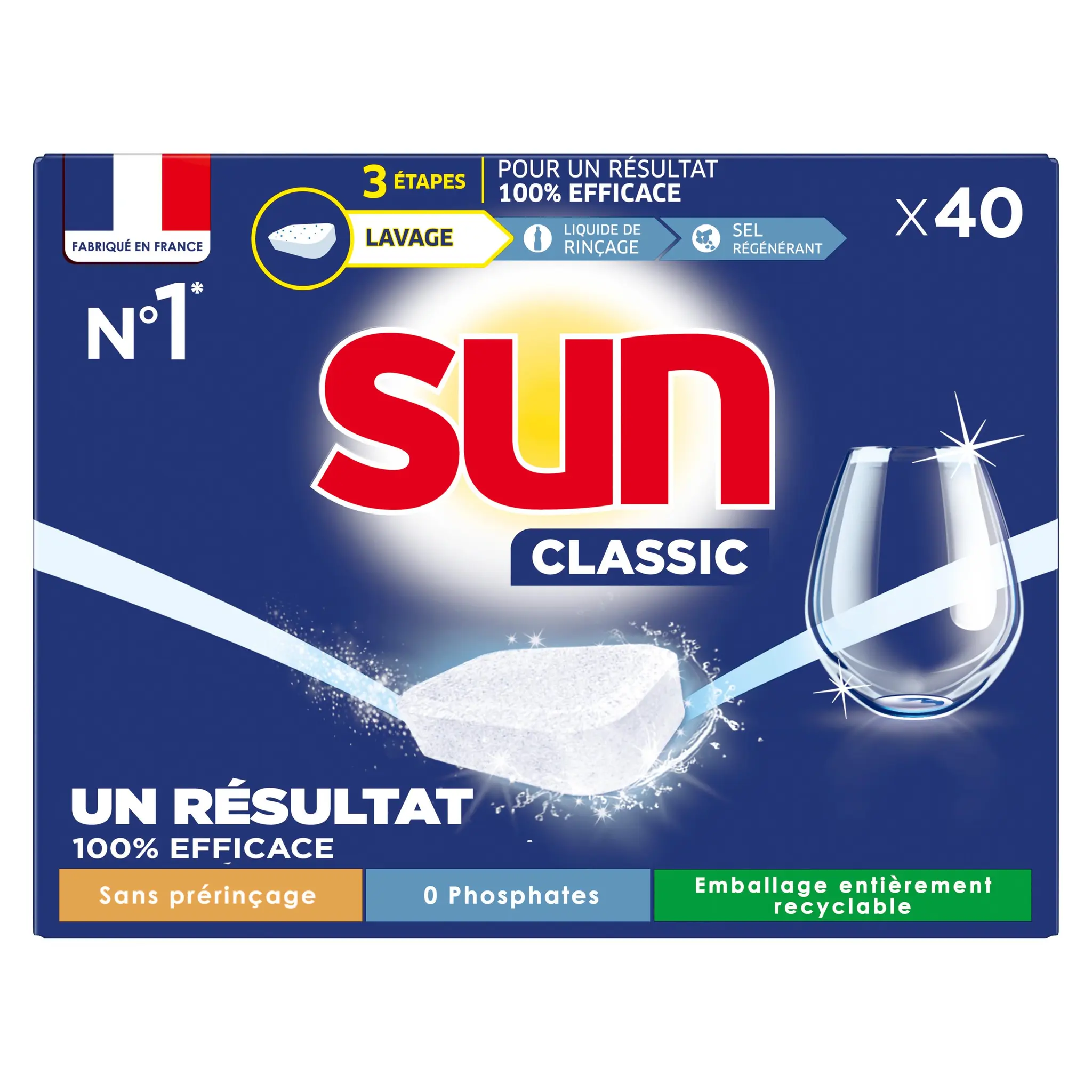 SUN Tablettes lave-vaisselle