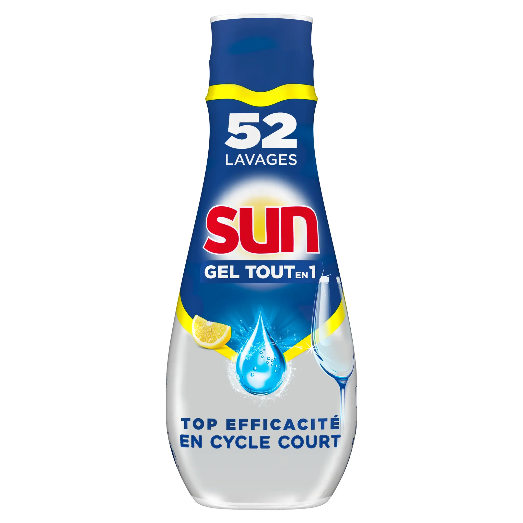 SUN Gel lave-vaisselle brillance cristal citron