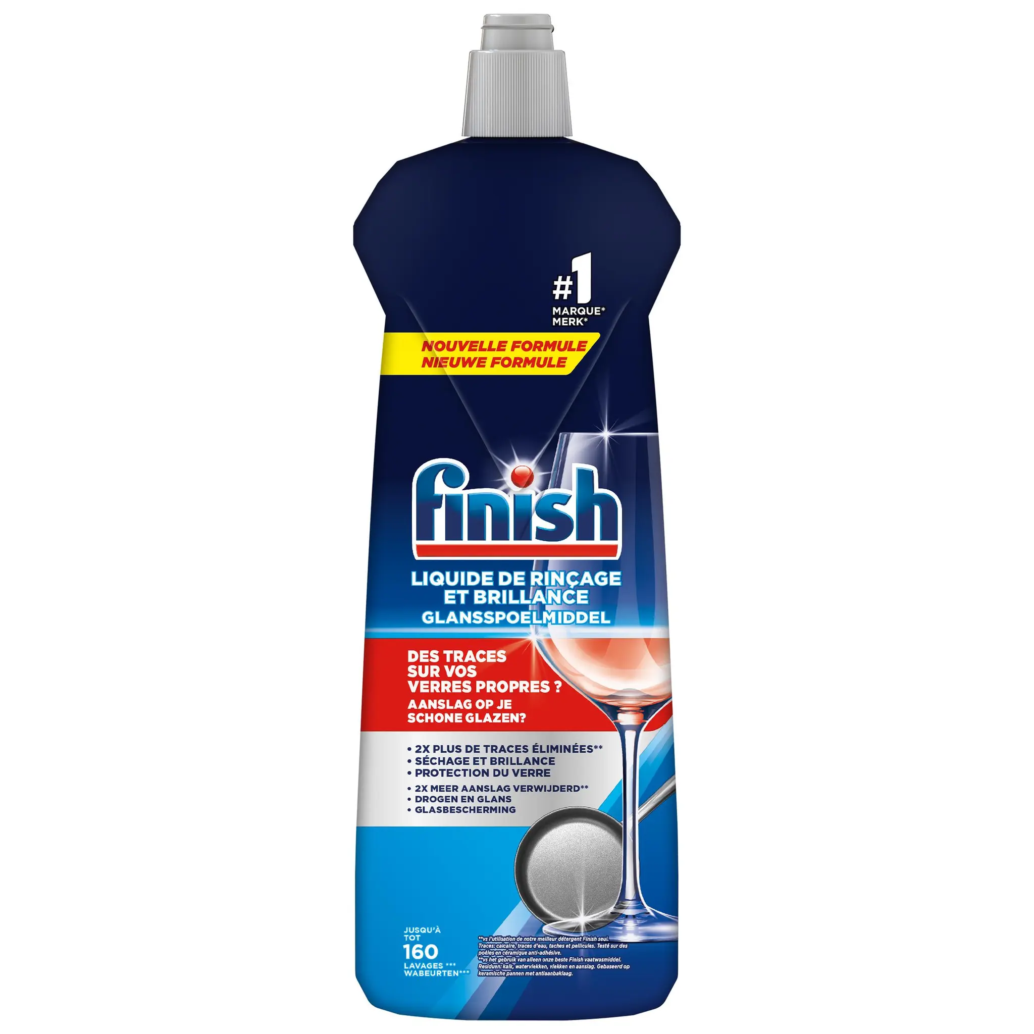 FINISH Liquide de rinçage lave-vaisselle brillance et séchage