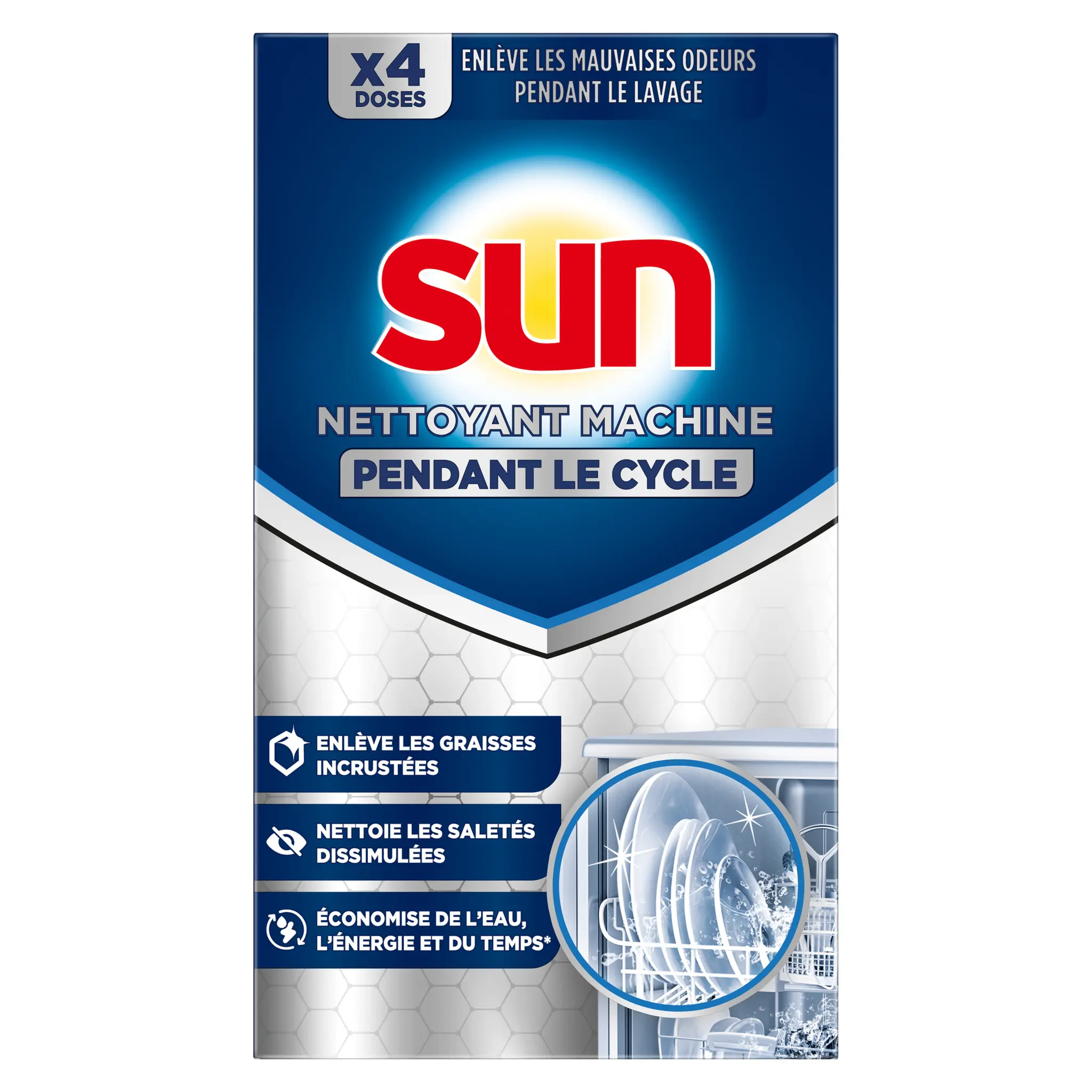 SUN Nettoyant machine lave-vaisselle pendant le cycle