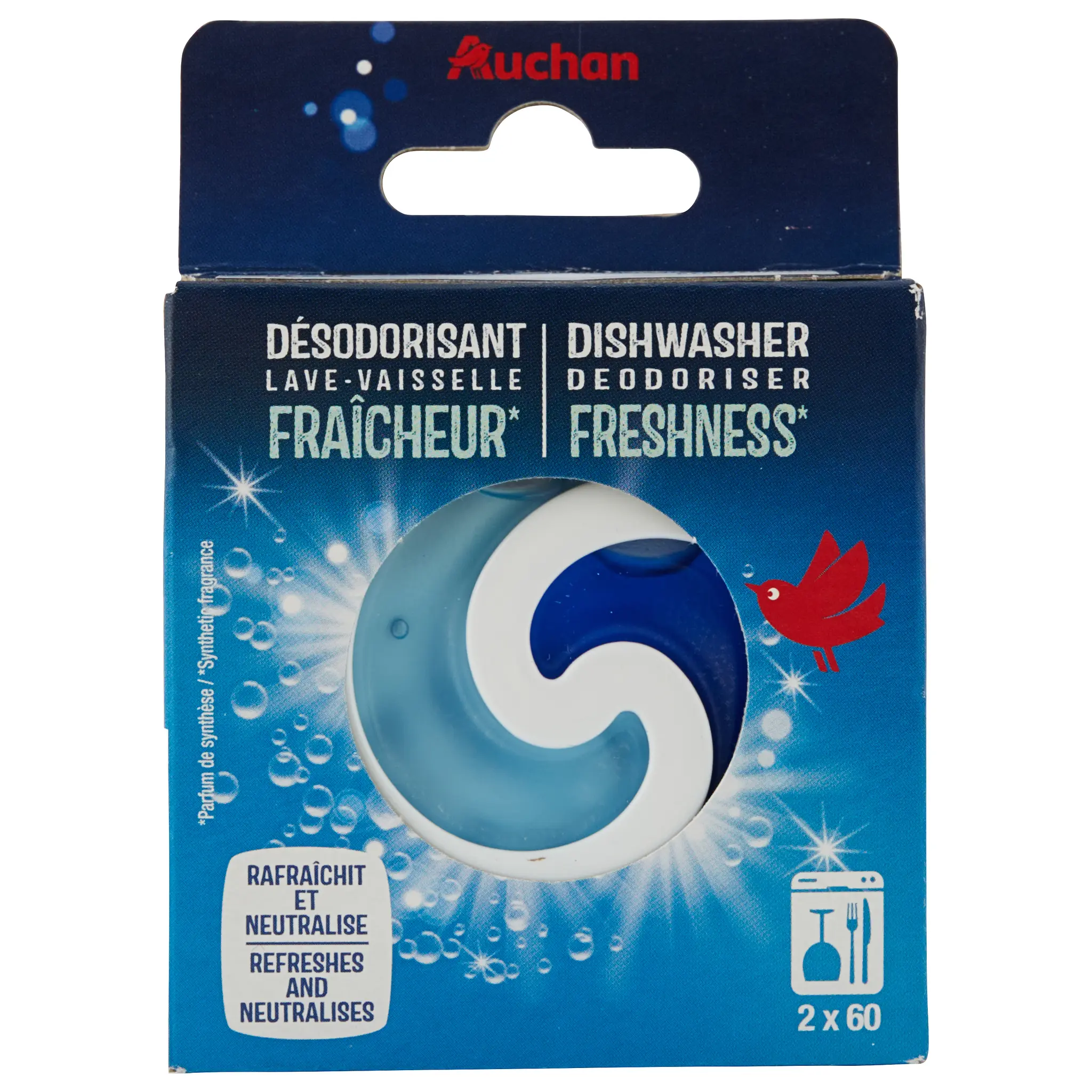 AUCHAN Désodorisant lave-vaisselle