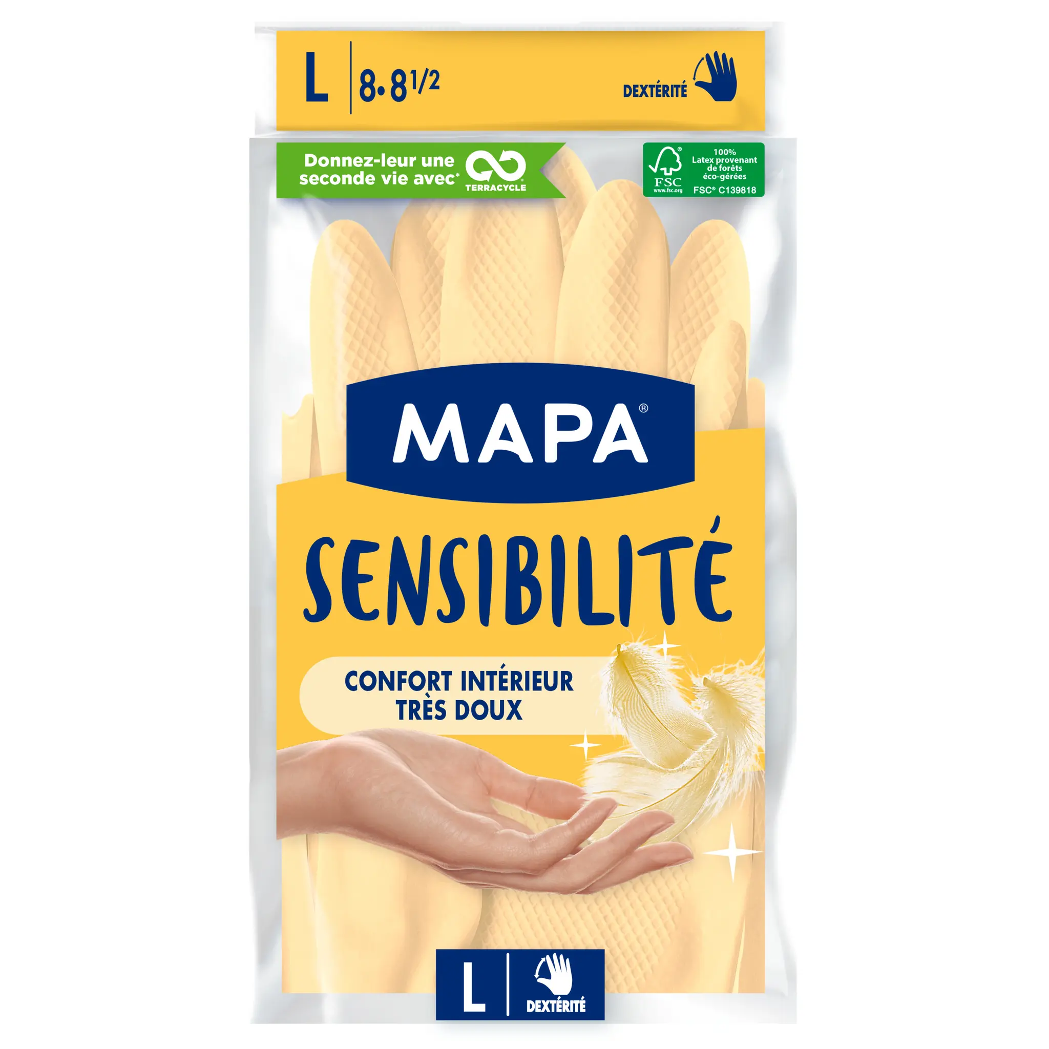 MAPA Gants protection satinée taille L