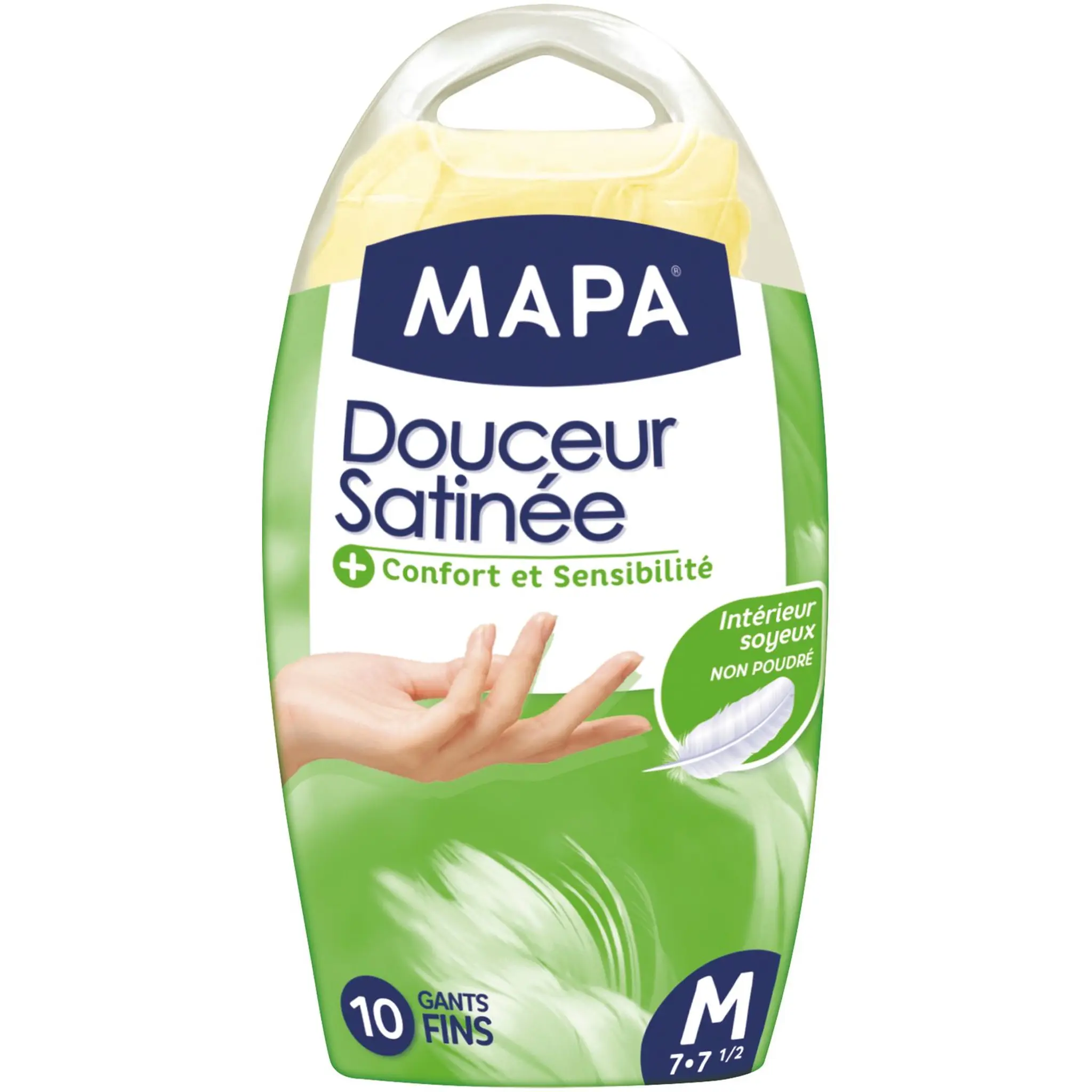 MAPA Gants fins douceur satinée taille M