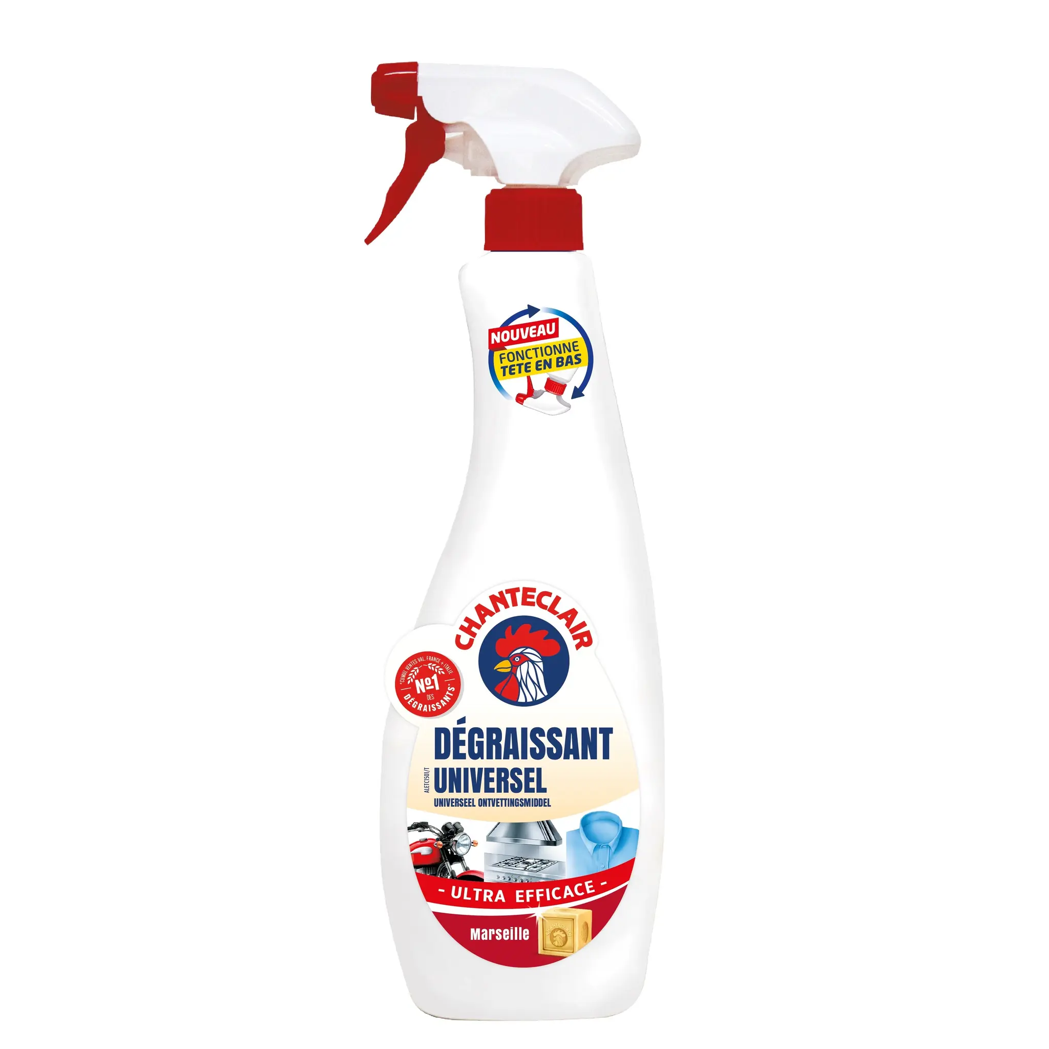 CHANTECLAIR Spray dégraissant  au savon de Marseille