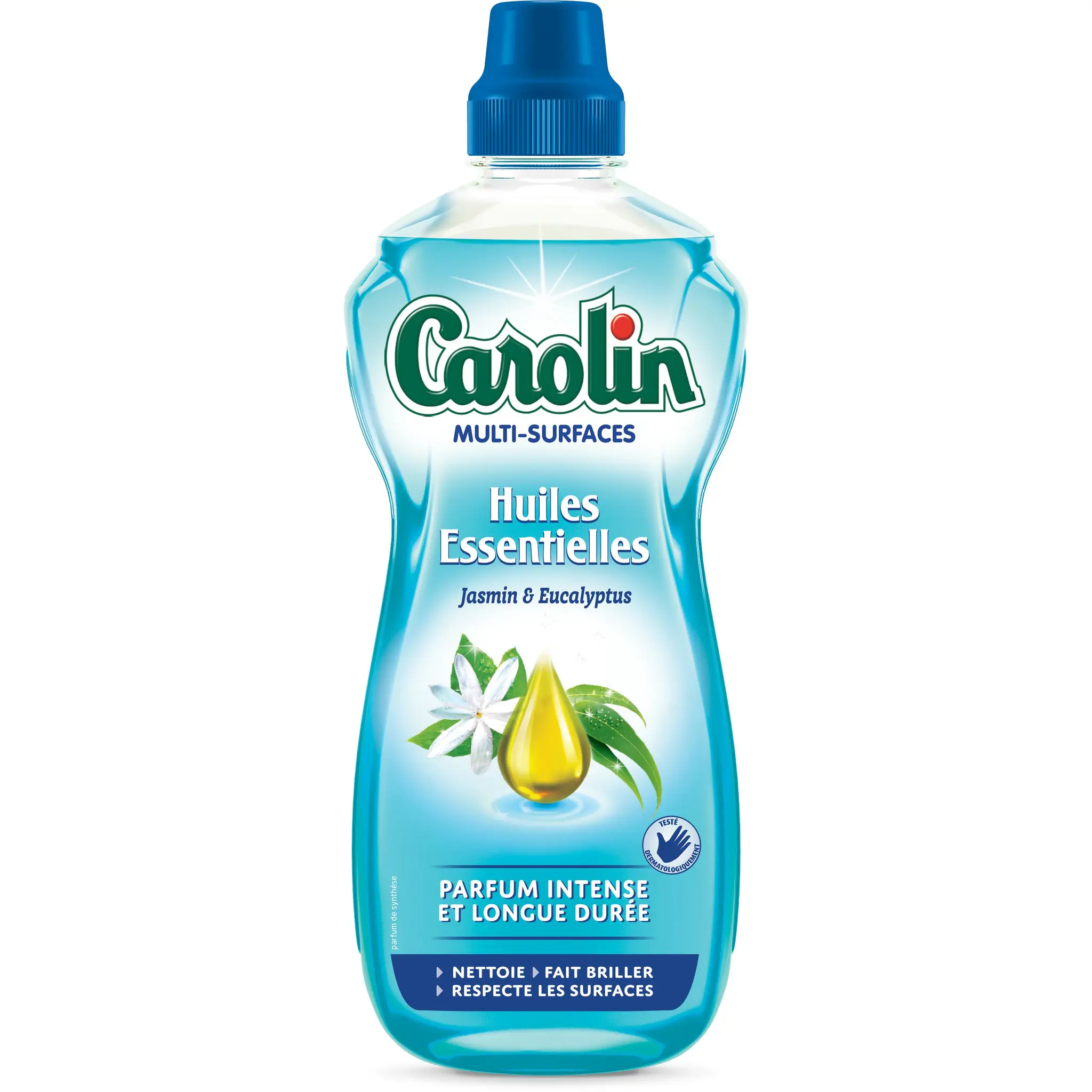 CAROLIN Nettoyant liquide multi-surfaces aux huiles essentielles jasmin eucalyptus