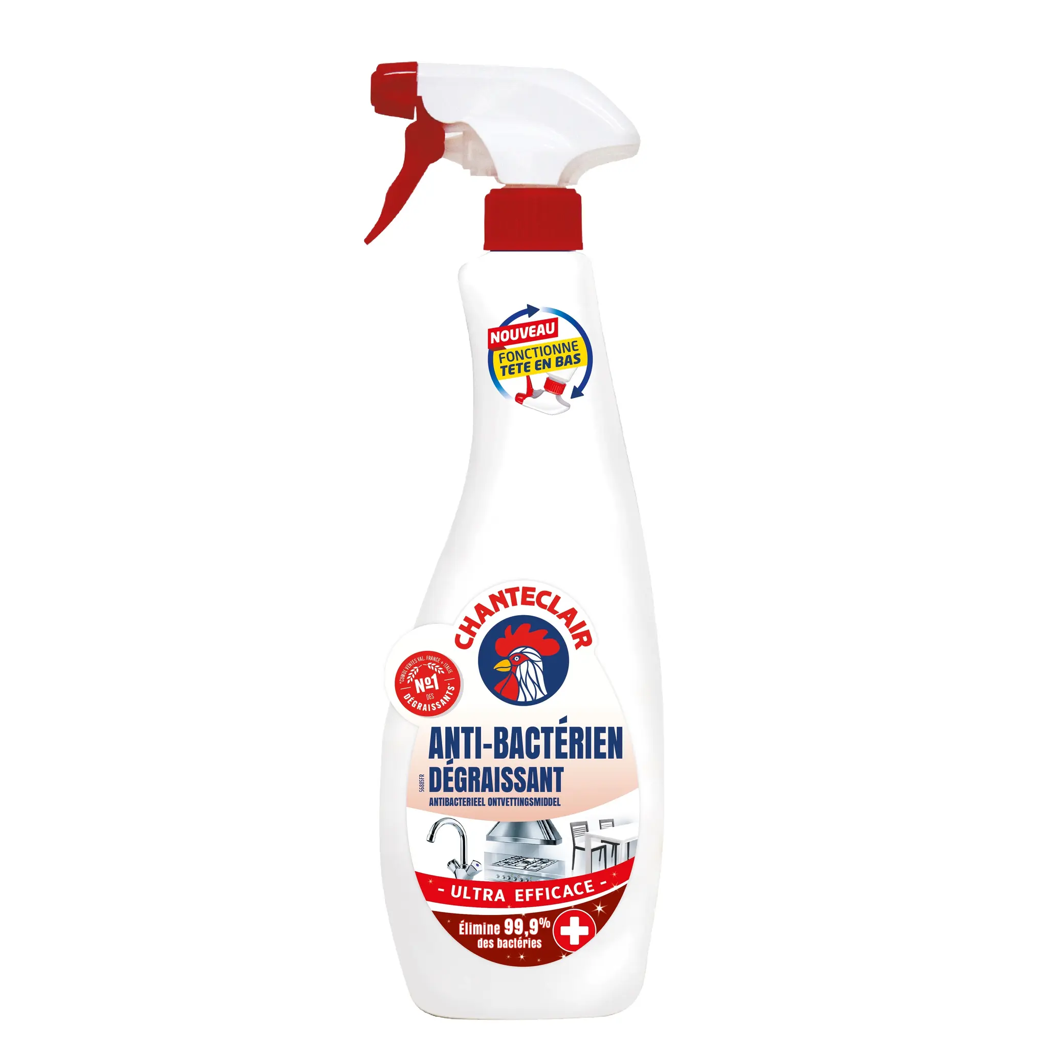 CHANTECLAIR Spray dégraissant anti-bactérien