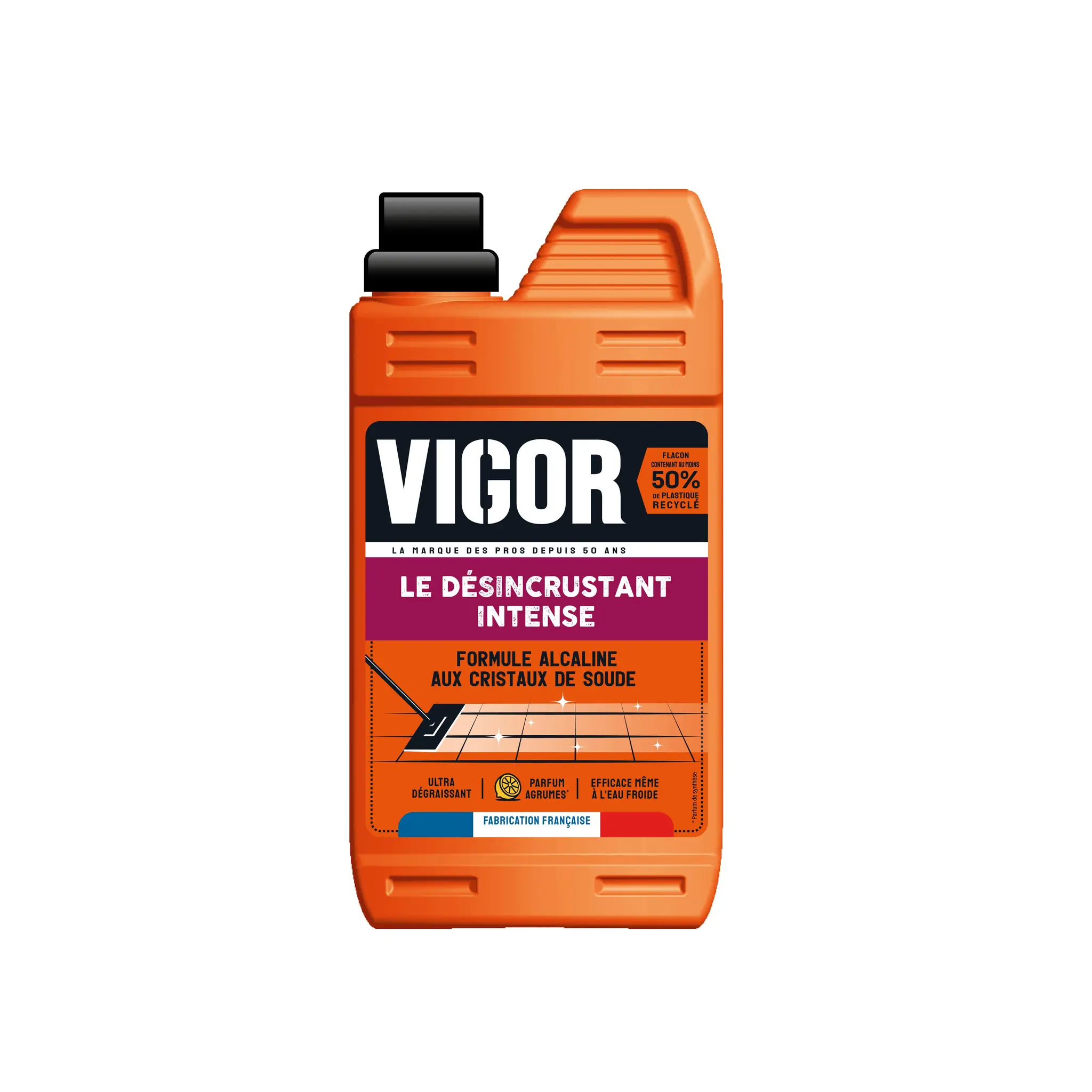 VIGOR Nettoyant liquide désincrustant intense alcalin aux cristaux de soude