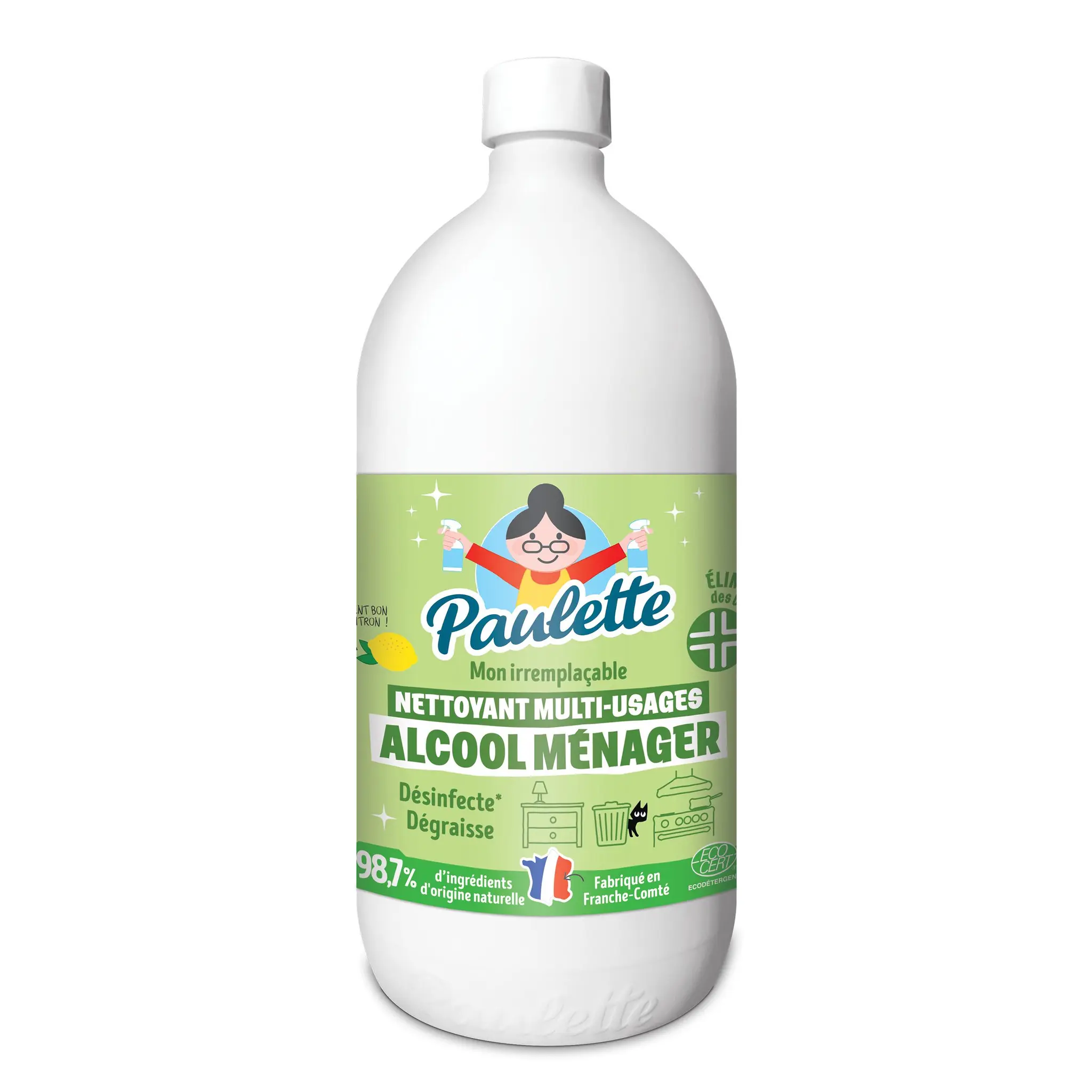 PAULETTE Recharge alcool ménager citron