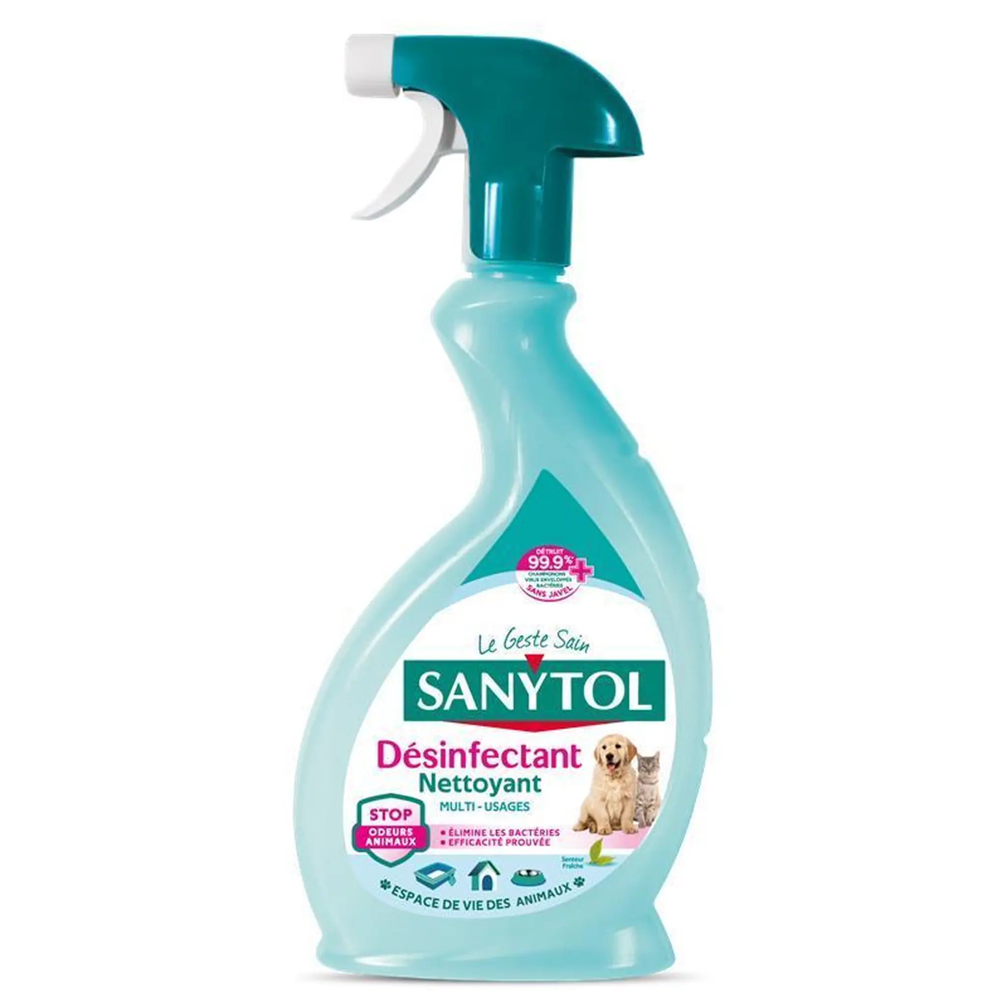 SANYTOL Liquide désinfectant nettoyant multi-usages eucalyptus