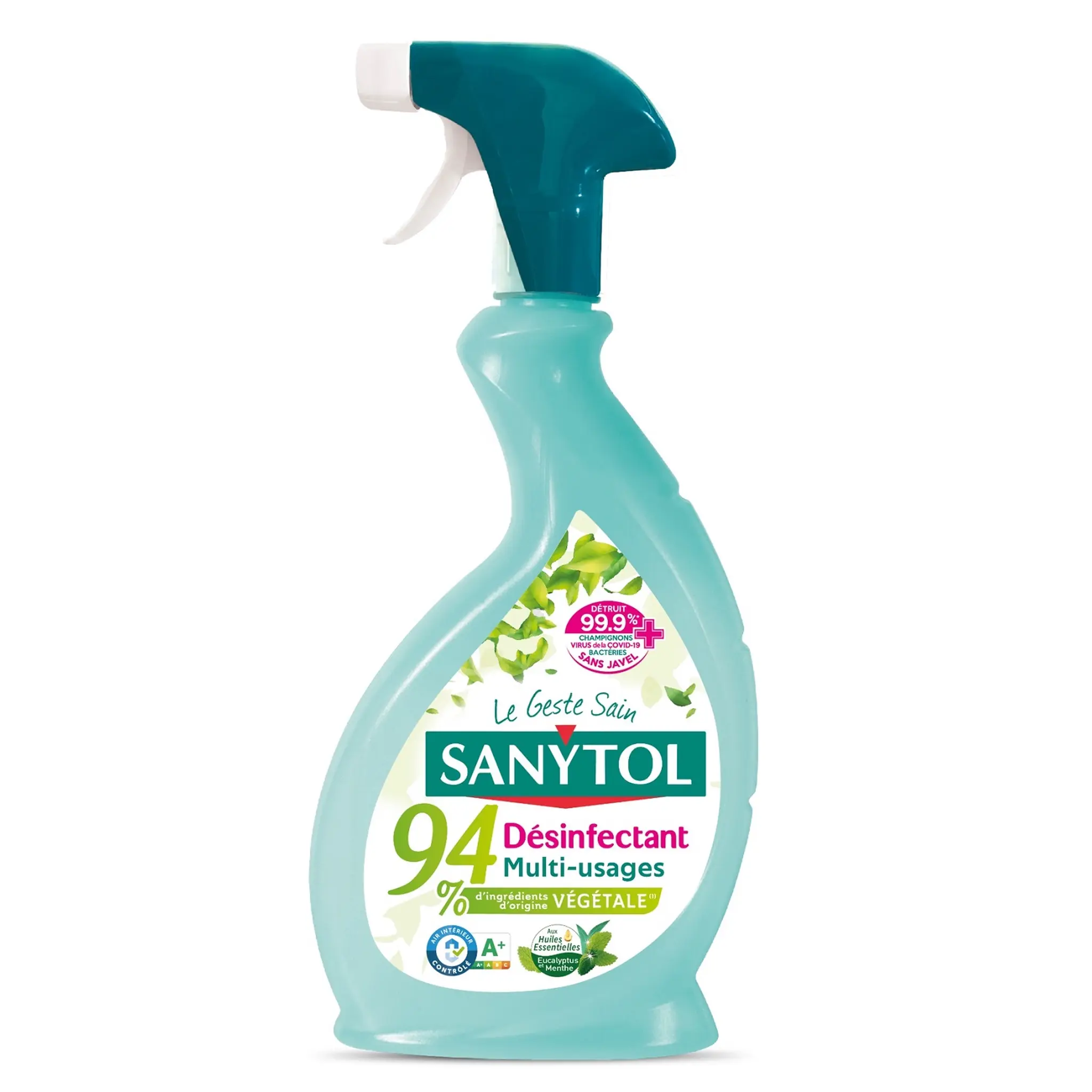 SANYTOL Spray désinfectant naturel menthe eucalyptus