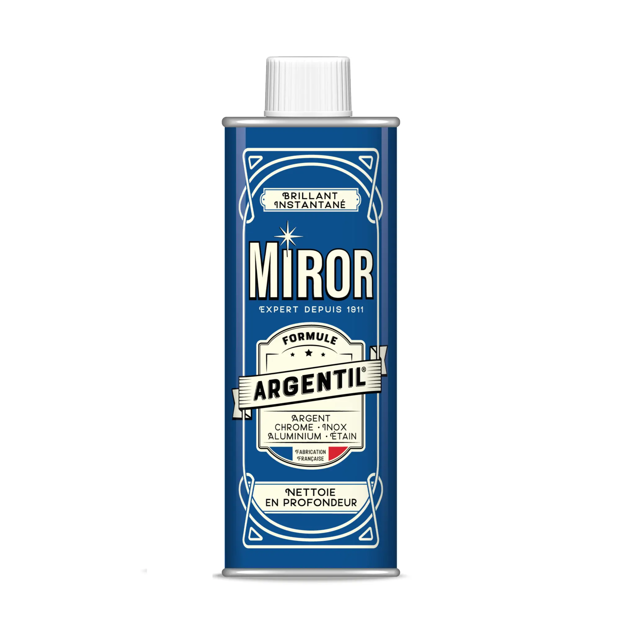 MIROR Argentil nettoyant pour métaux argentés