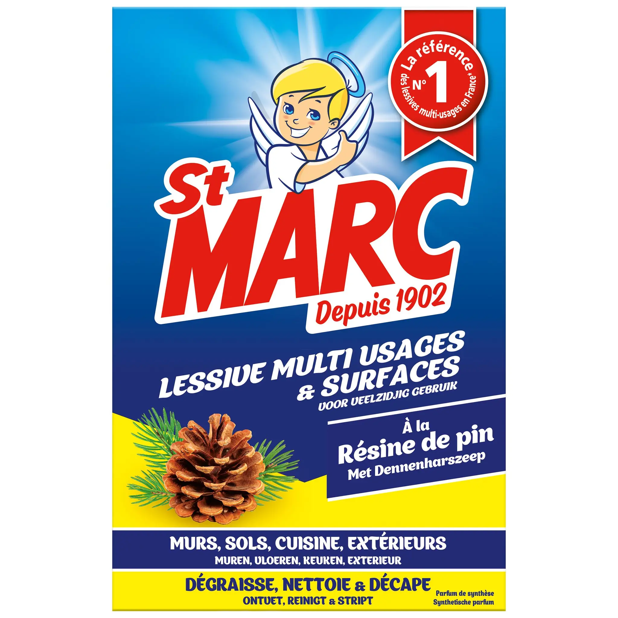 ST MARC Lessive multi-usages à la résine de pin