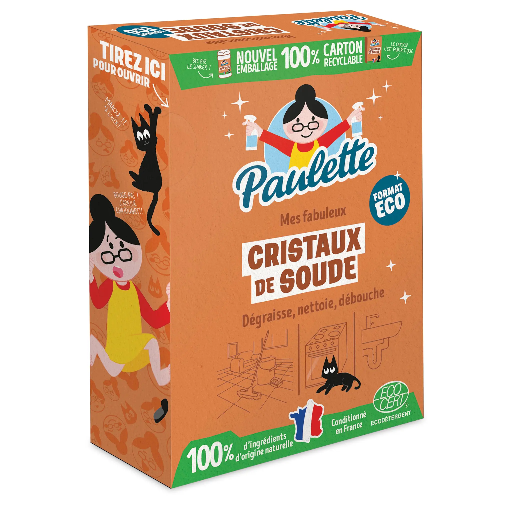 PAULETTE Cristaux de soude en poudre