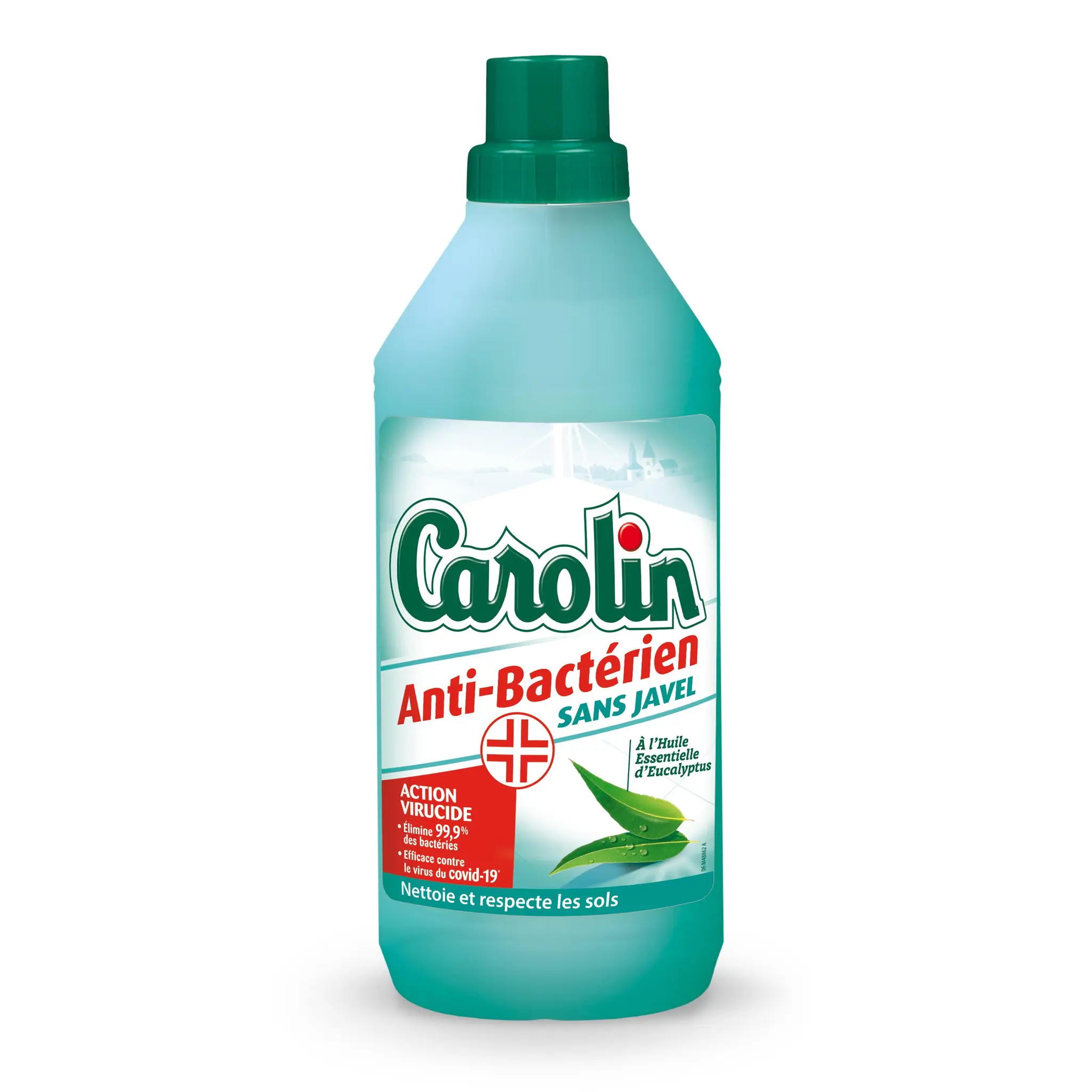 CAROLIN Nettoyant liquide sols anti-bactérien eucalyptus