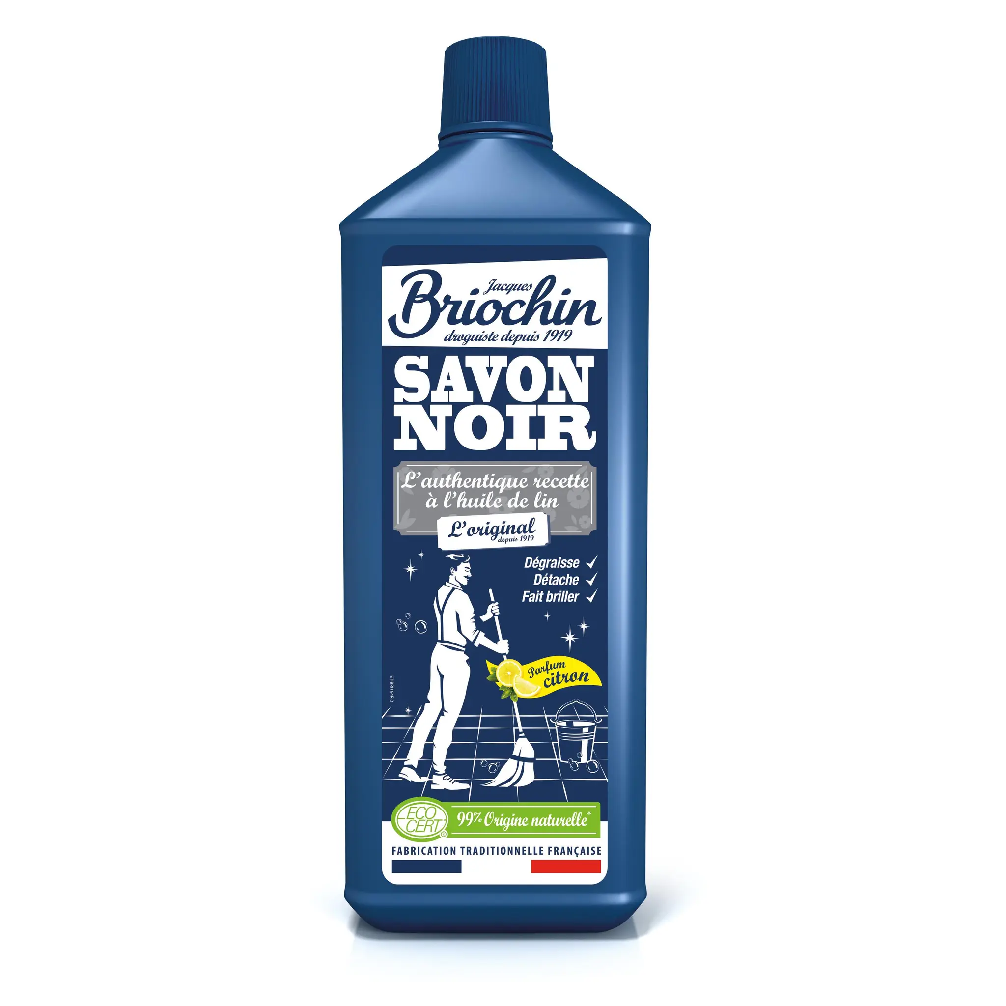 BRIOCHIN Savon noir liquide écologique citron