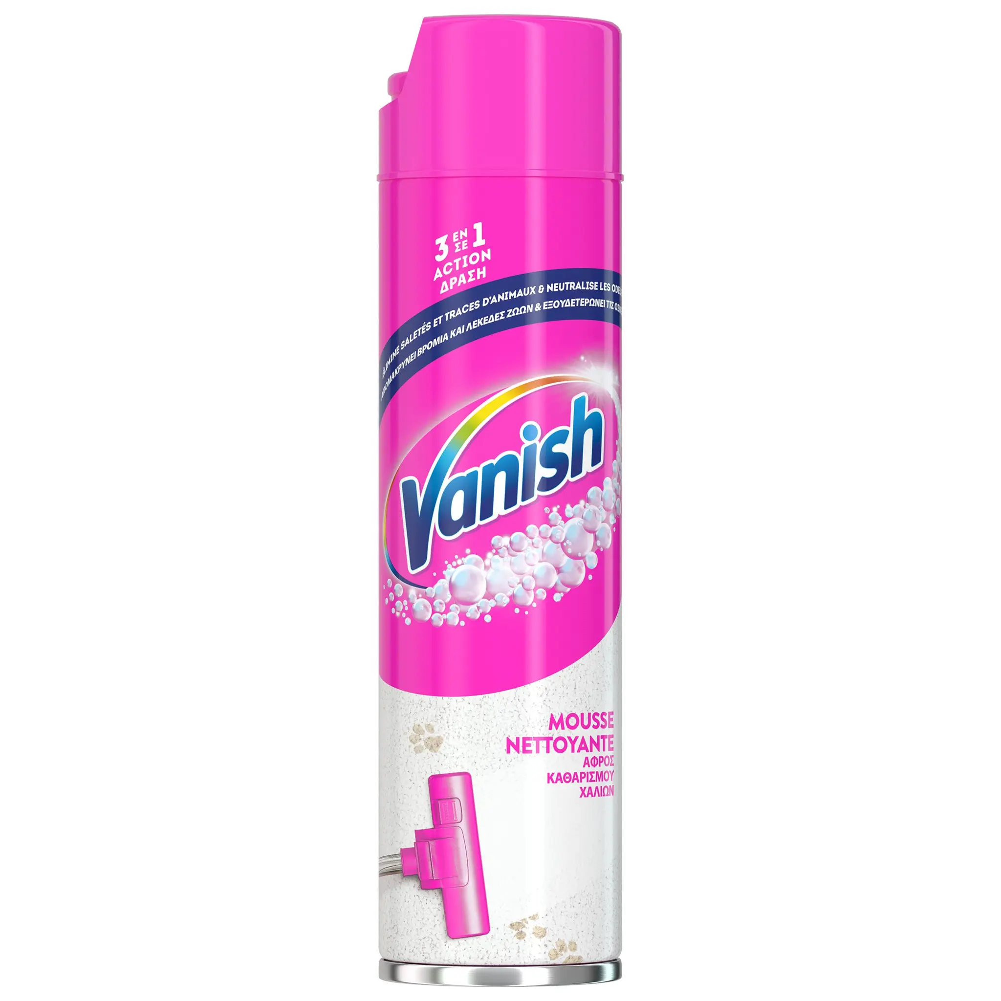 VANISH Mousse nettoyante tapis et moquettes