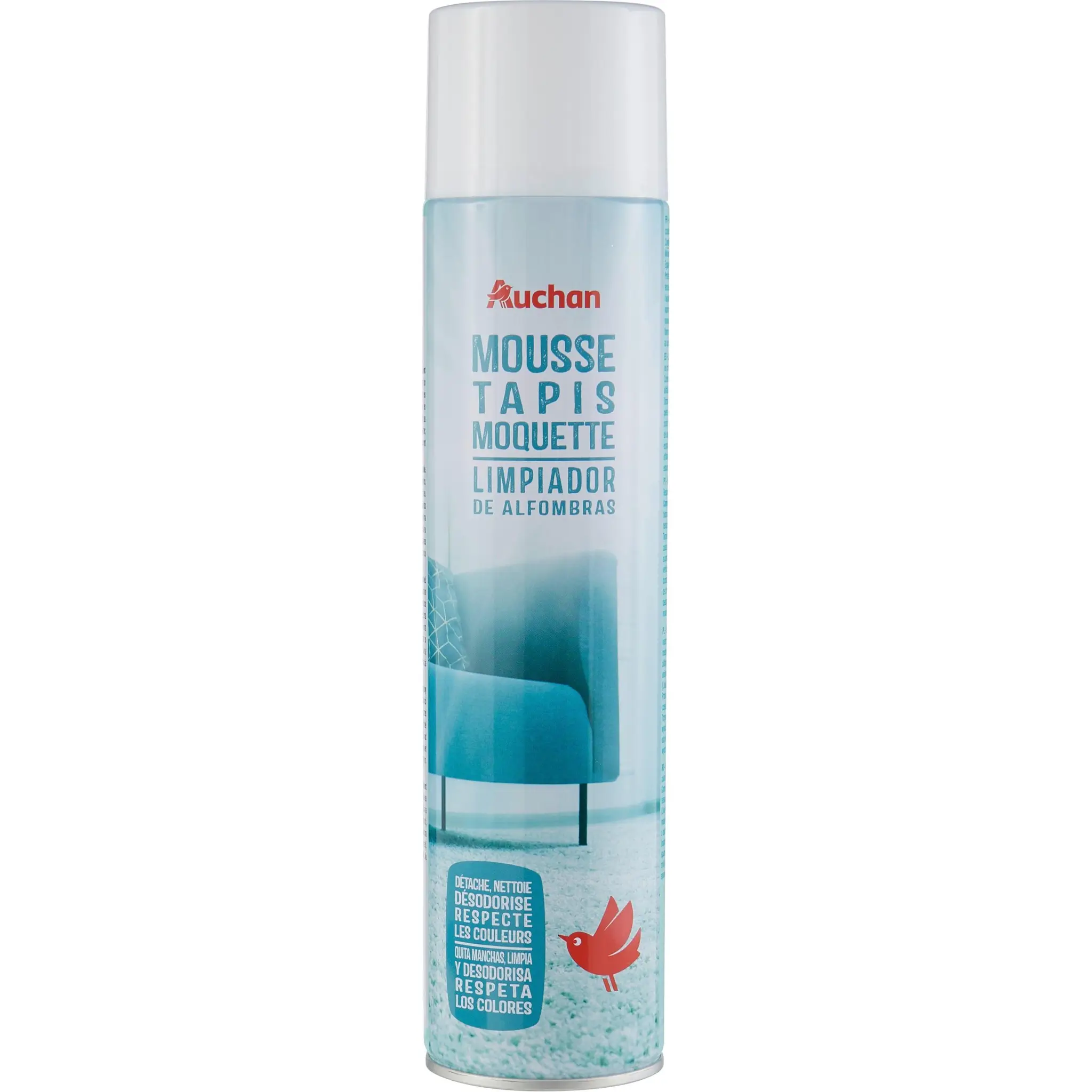 AUCHAN Nettoyant aérosol tapis et moquettes