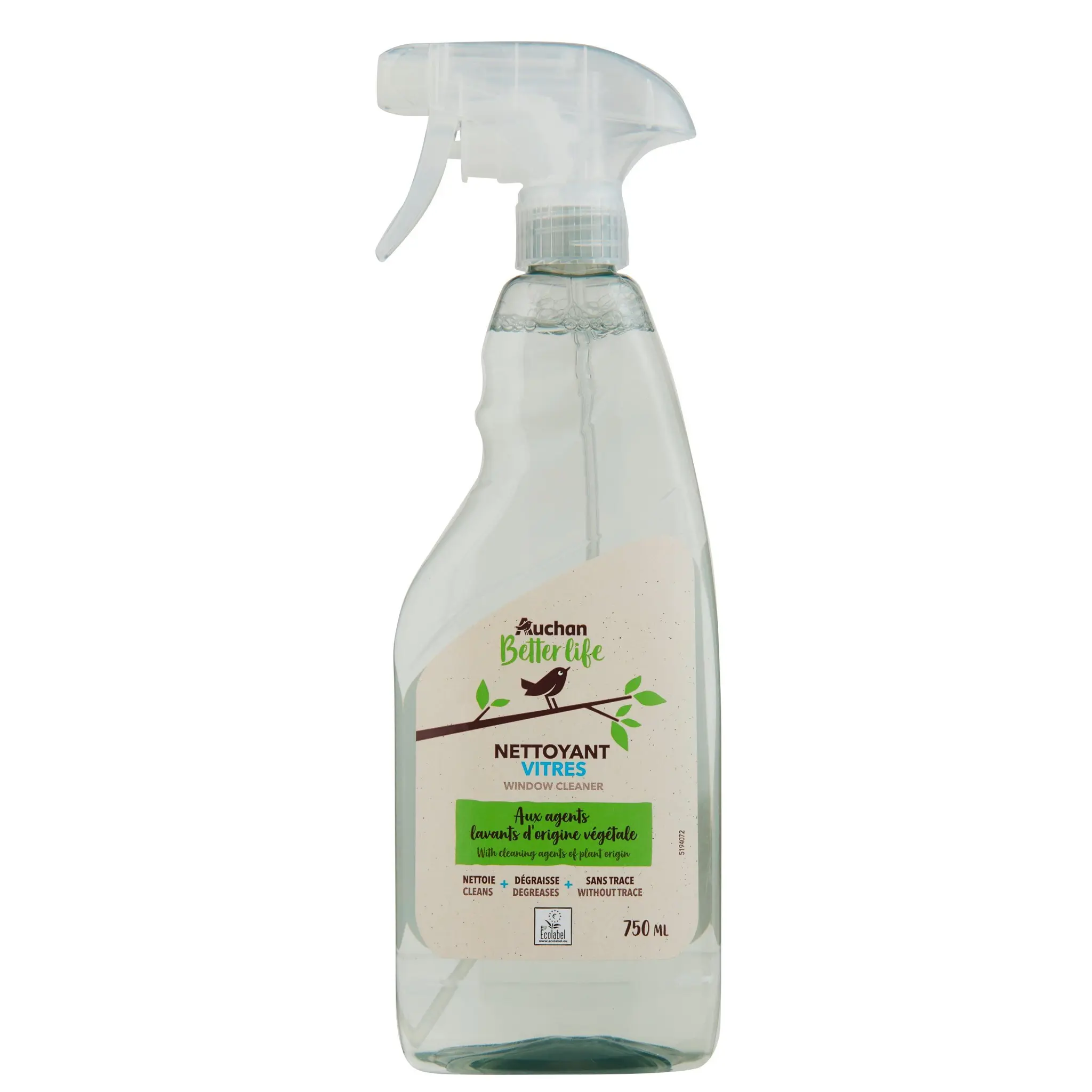 AUCHAN BETTER LIFE Spray vitres