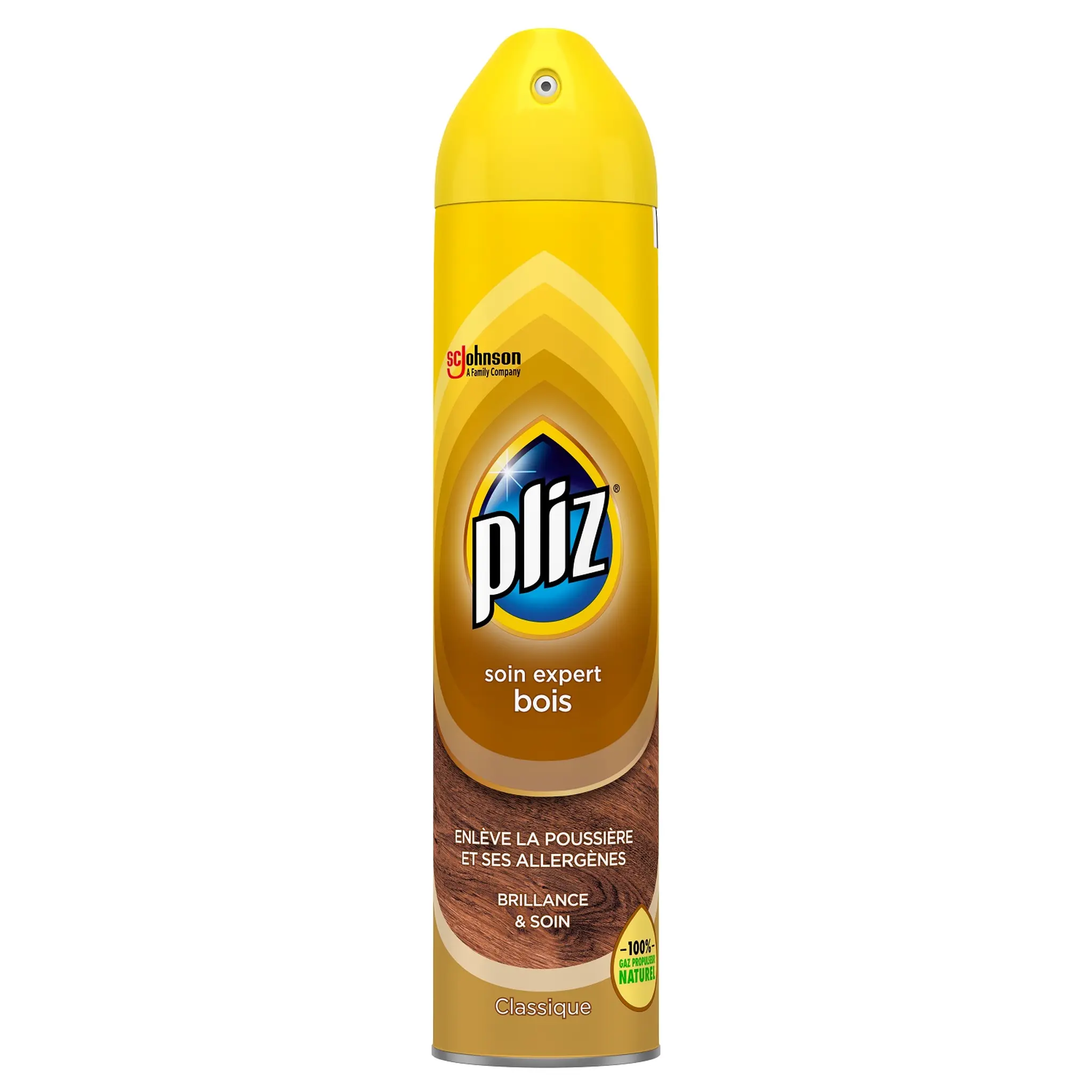 PLIZ Aérosol dépoussièrant soin expert bois