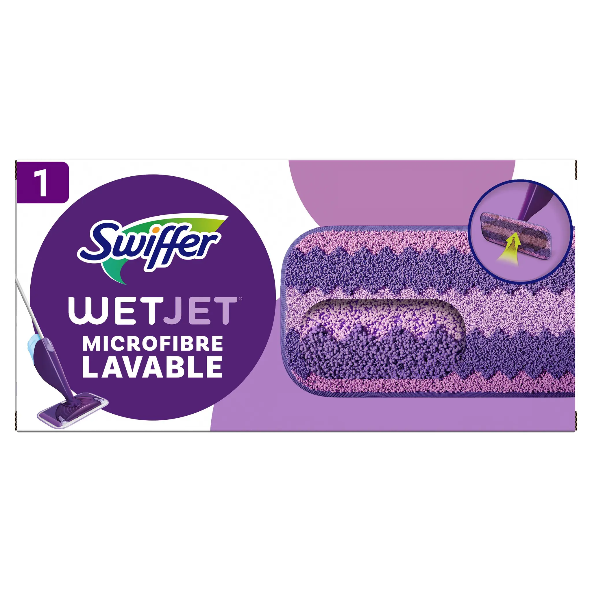 SWIFFER Wetjet Lingette microfibre lavable