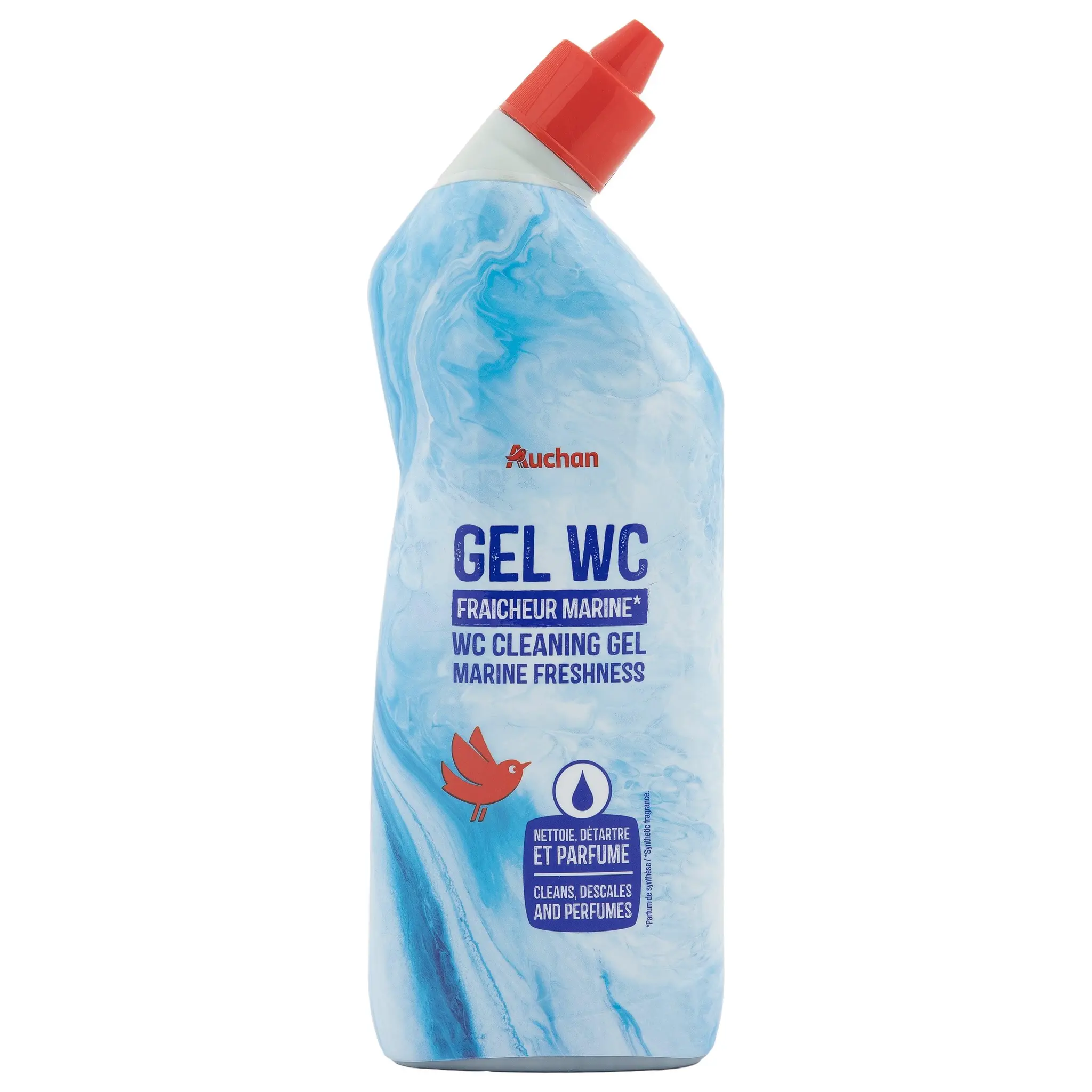 AUCHAN Gel WC fraîcheur marine