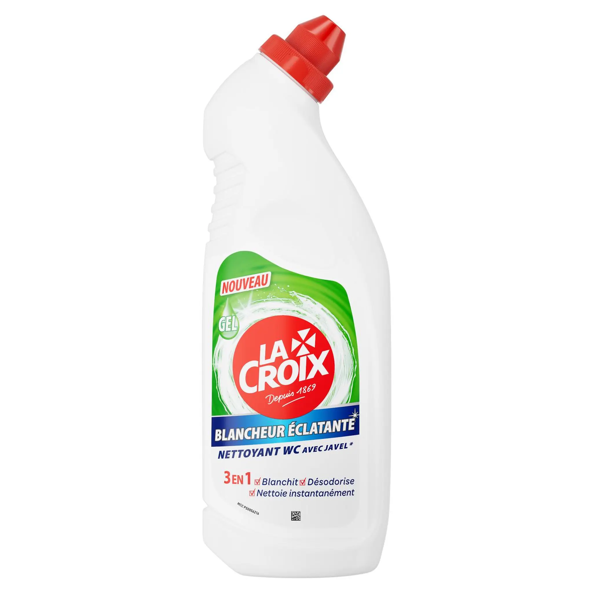 LA CROIX Gel WC blancheur éclatante avec javel