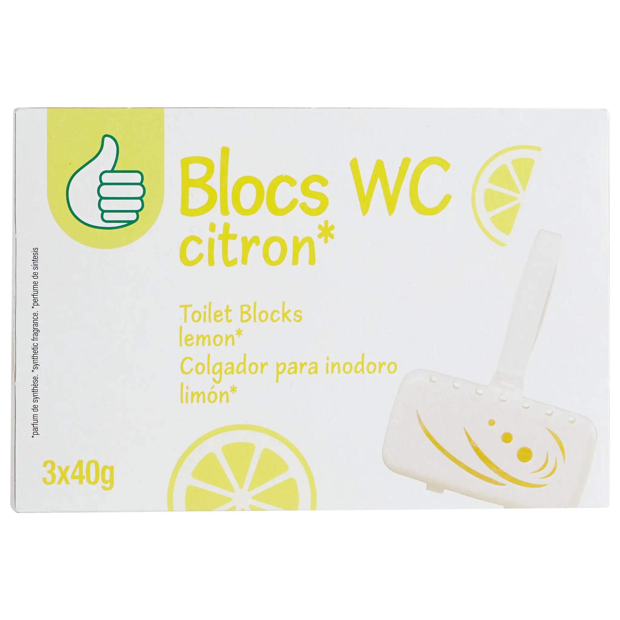 POUCE Blocs WC citron