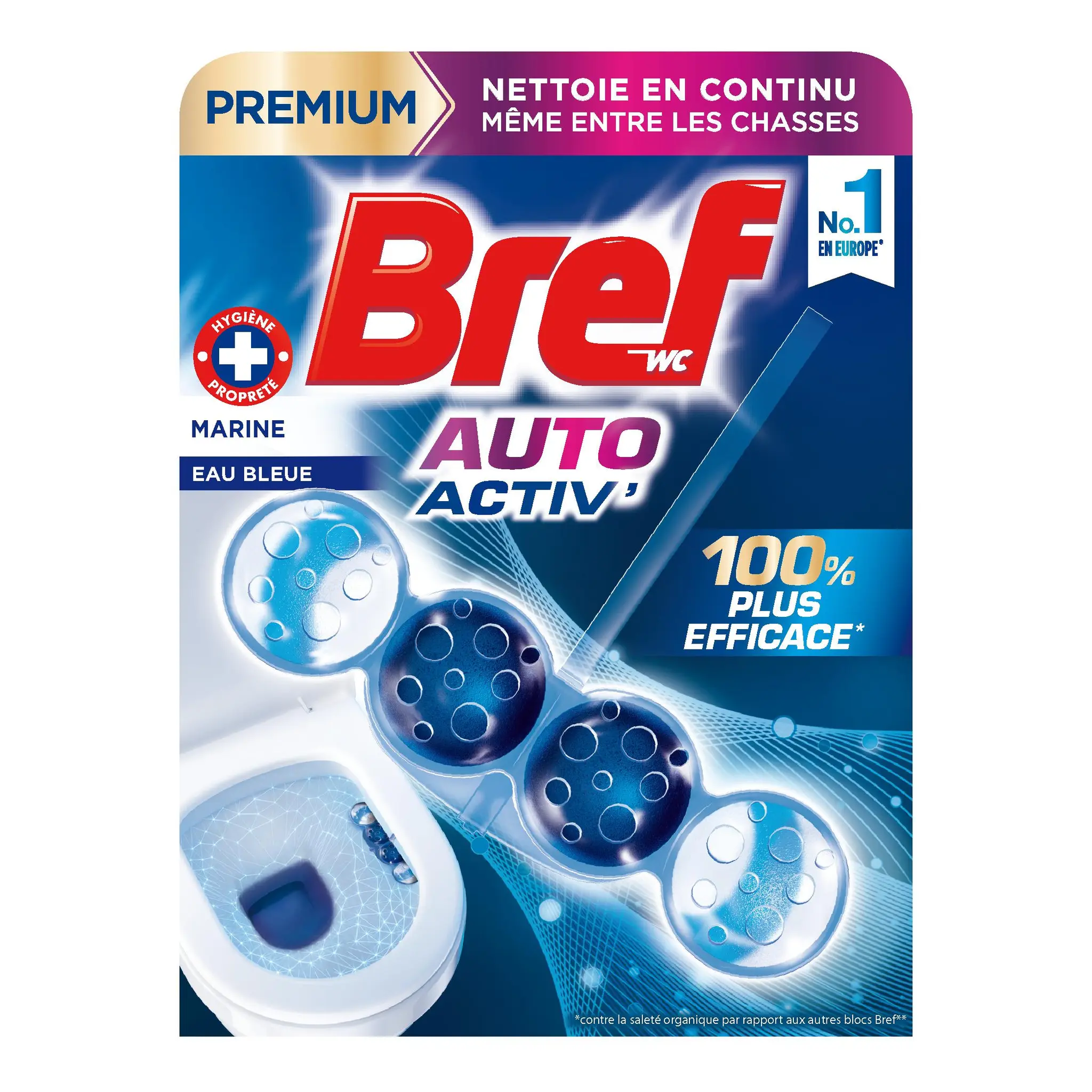 BREF Auto activ nettoyant wc marine