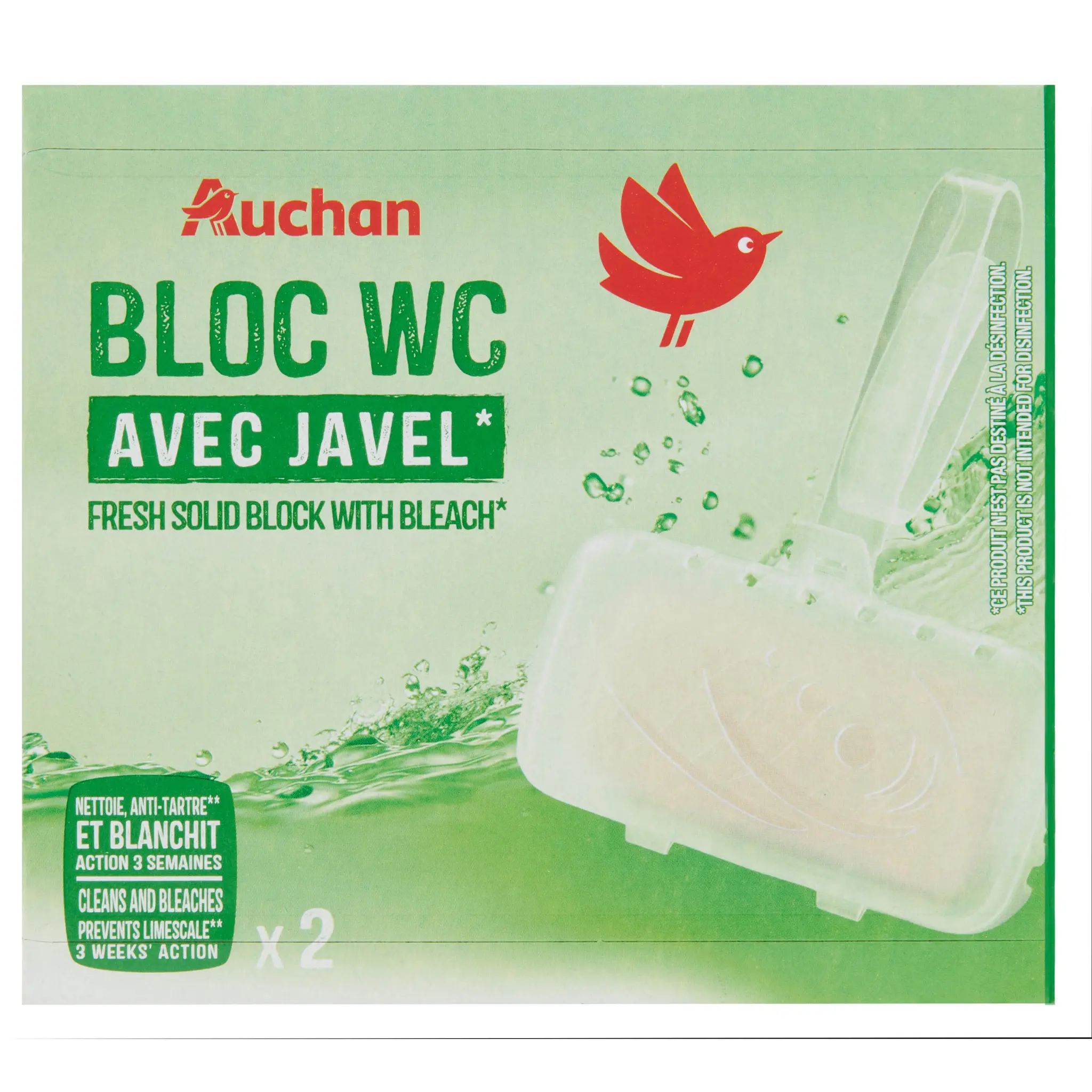 AUCHAN Bloc WC javel