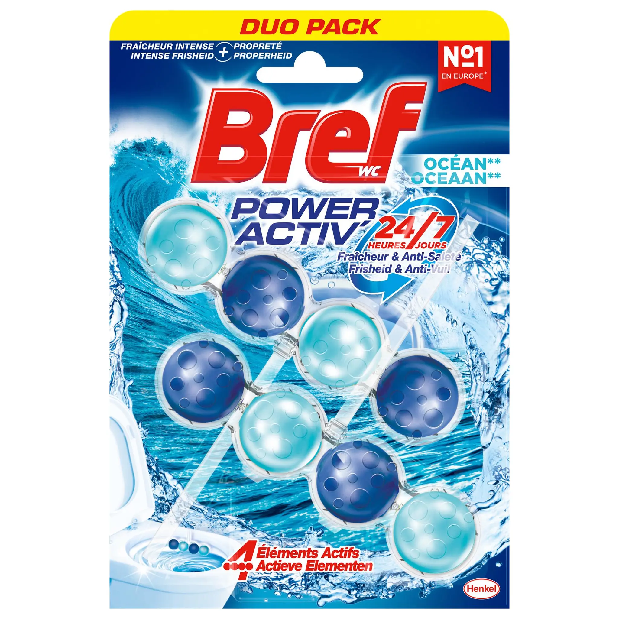BREF WC Power Activ blocs WC fraîcheur océan