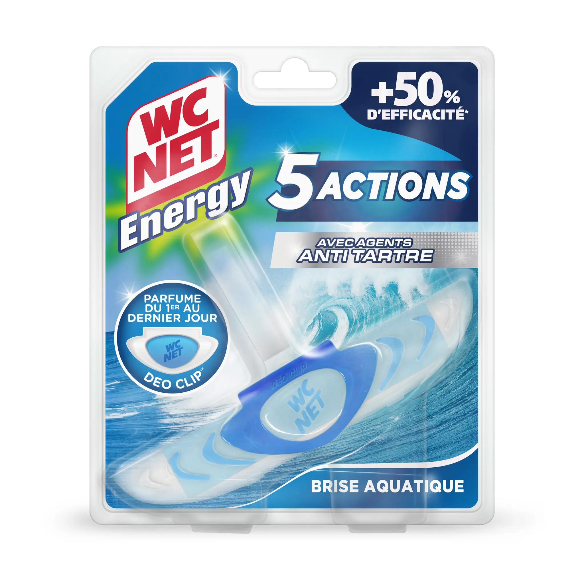 WC NET Energy Bloc WC avec agents antitartre brise aquatique