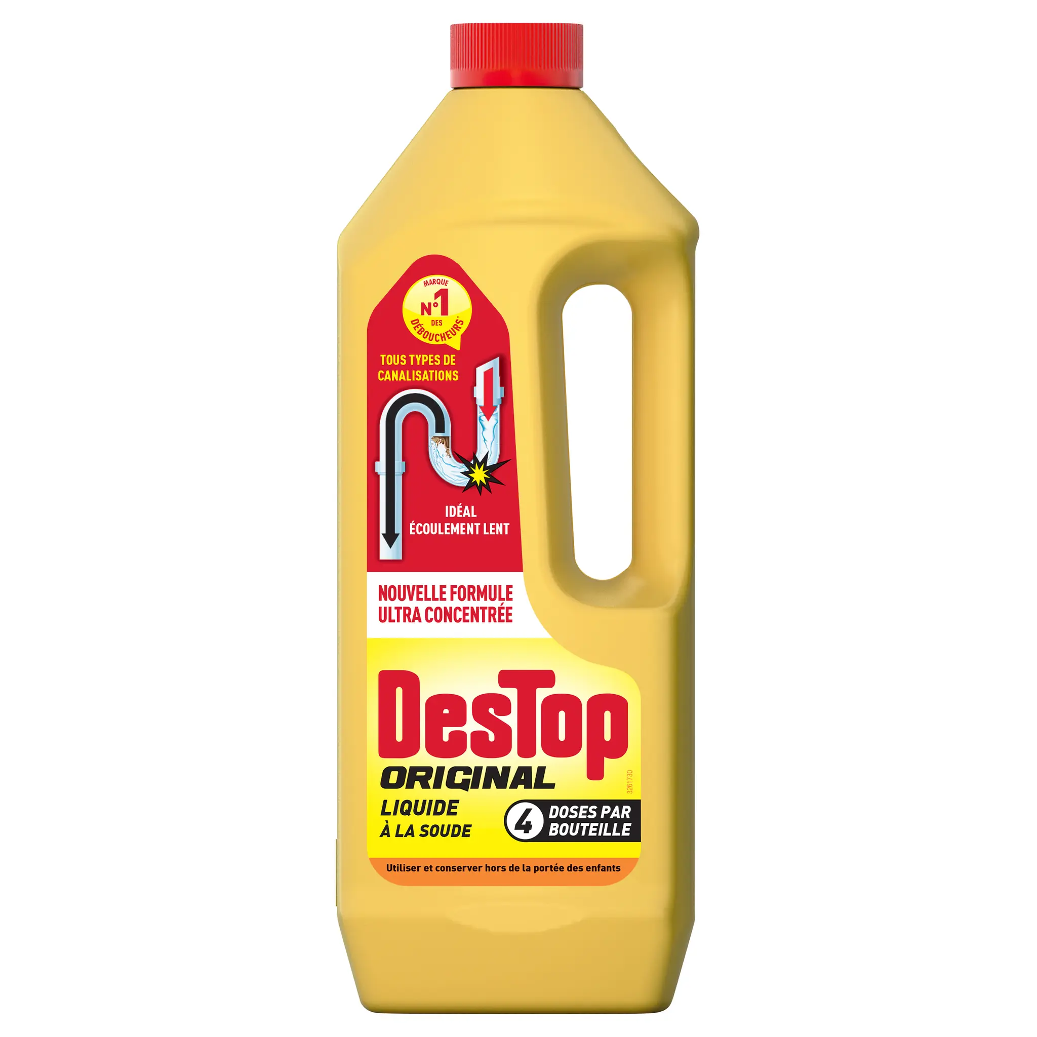 DESTOP Gel déboucheur de canalisations à la soude