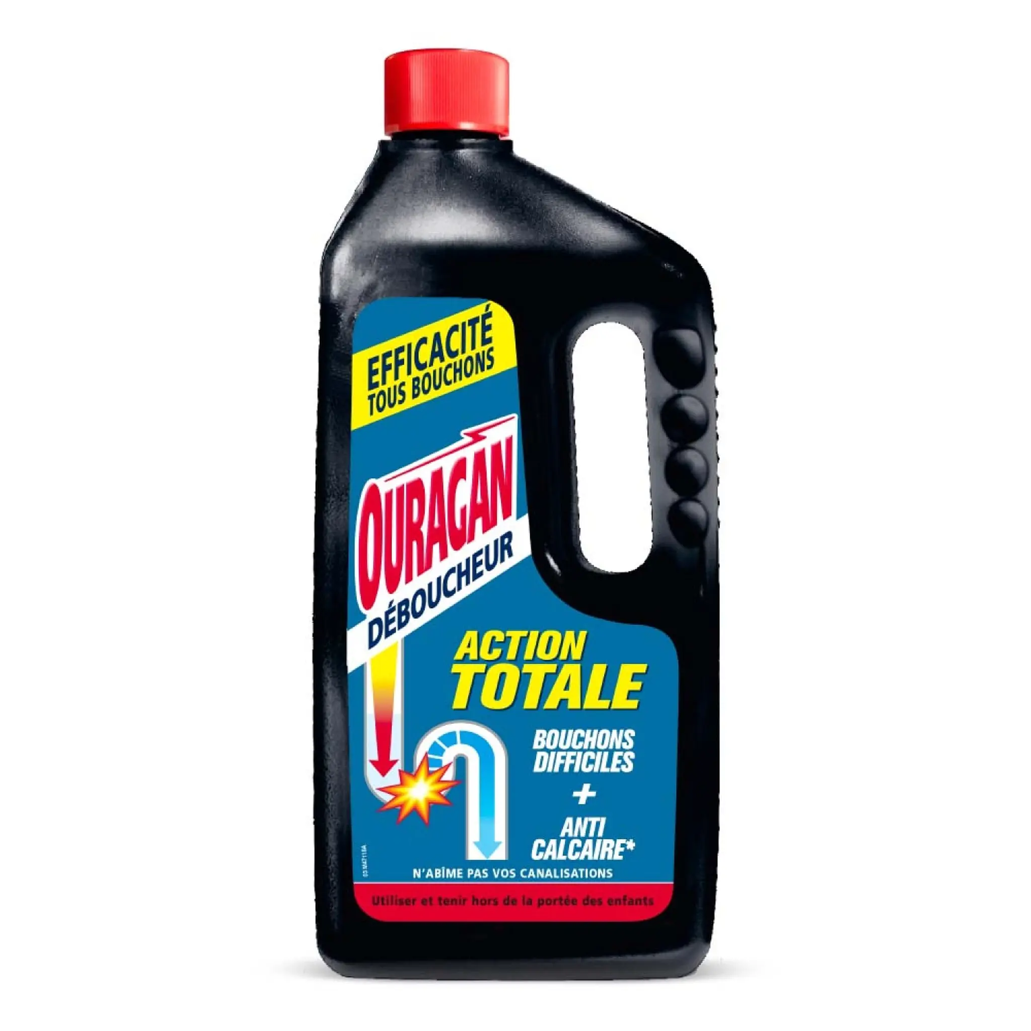 OURAGAN Gel déboucheur canalisations action totale anti-calcaire