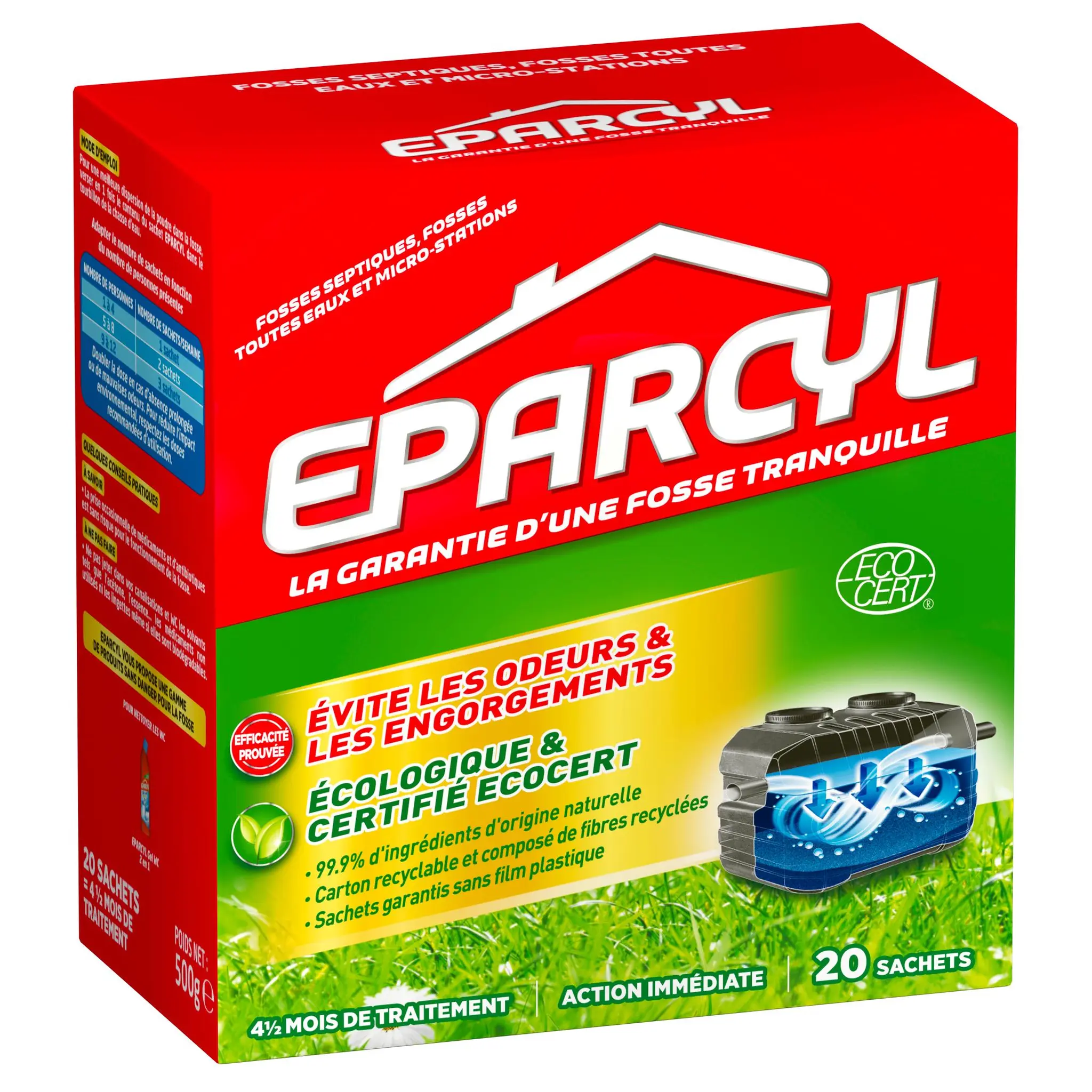 EPARCYL Activateur naturel ecocert vert