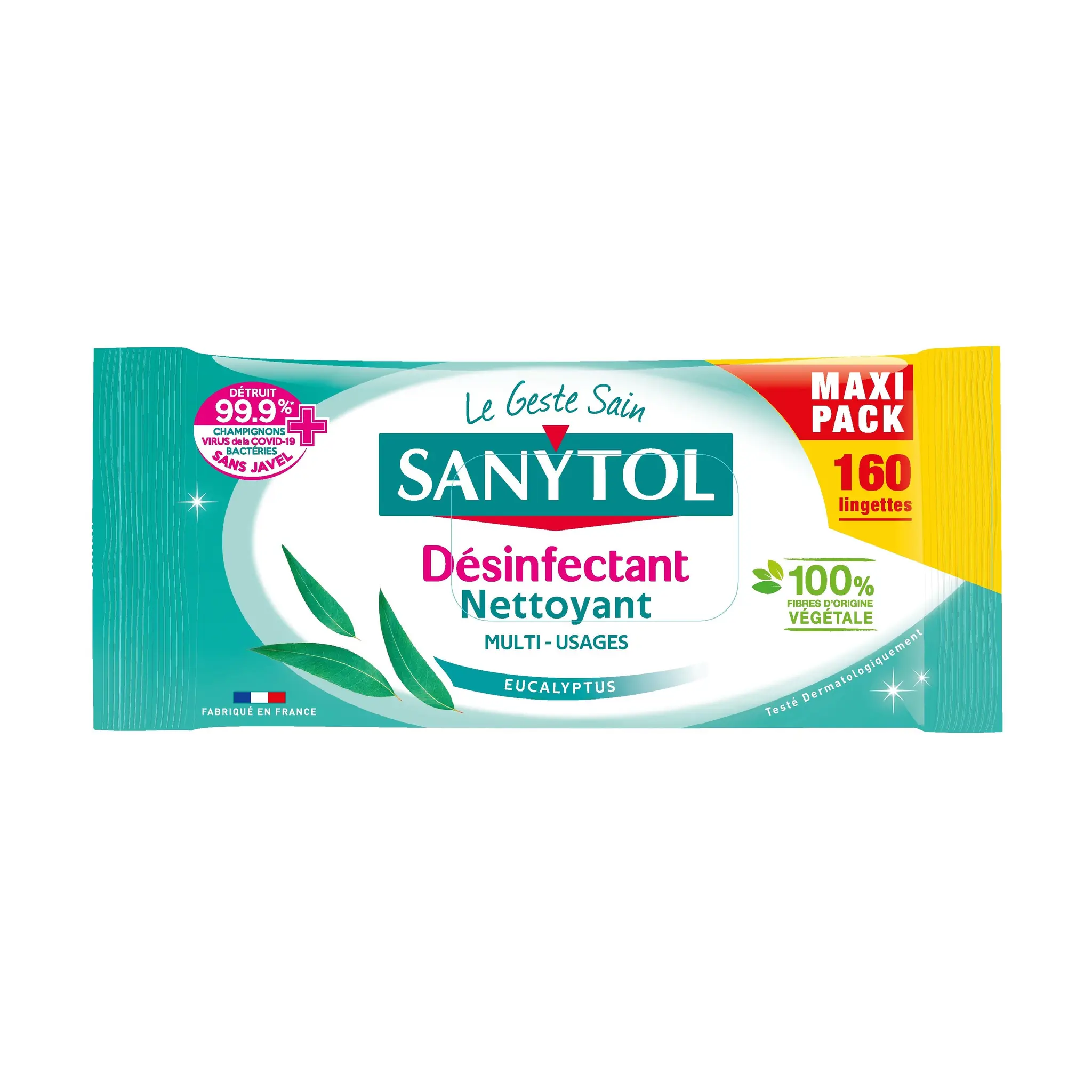 SANYTOL Lingettes désinfectantes multi-usages