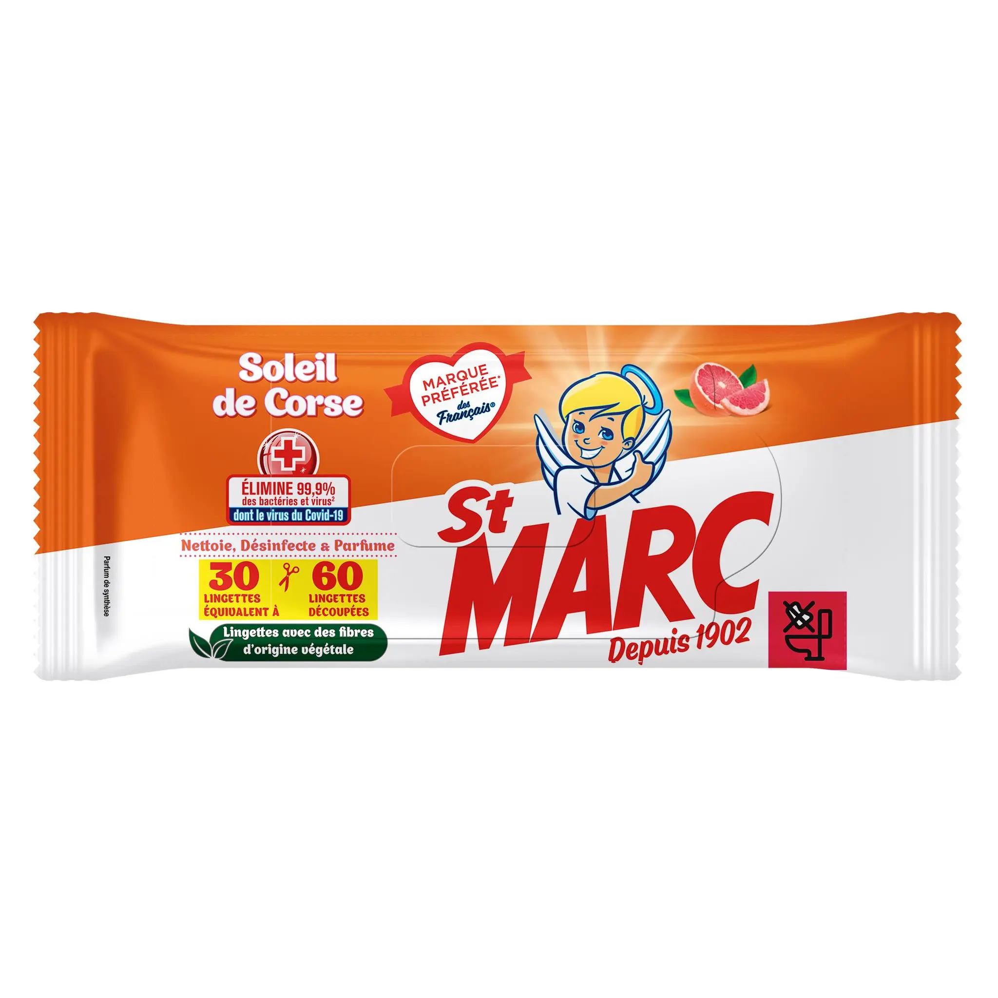 ST MARC Lingettes désinfectantes soleil de corse