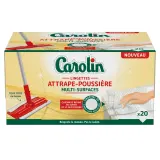 CAROLIN Lingettes balai attrape-poussière multi-surfaces