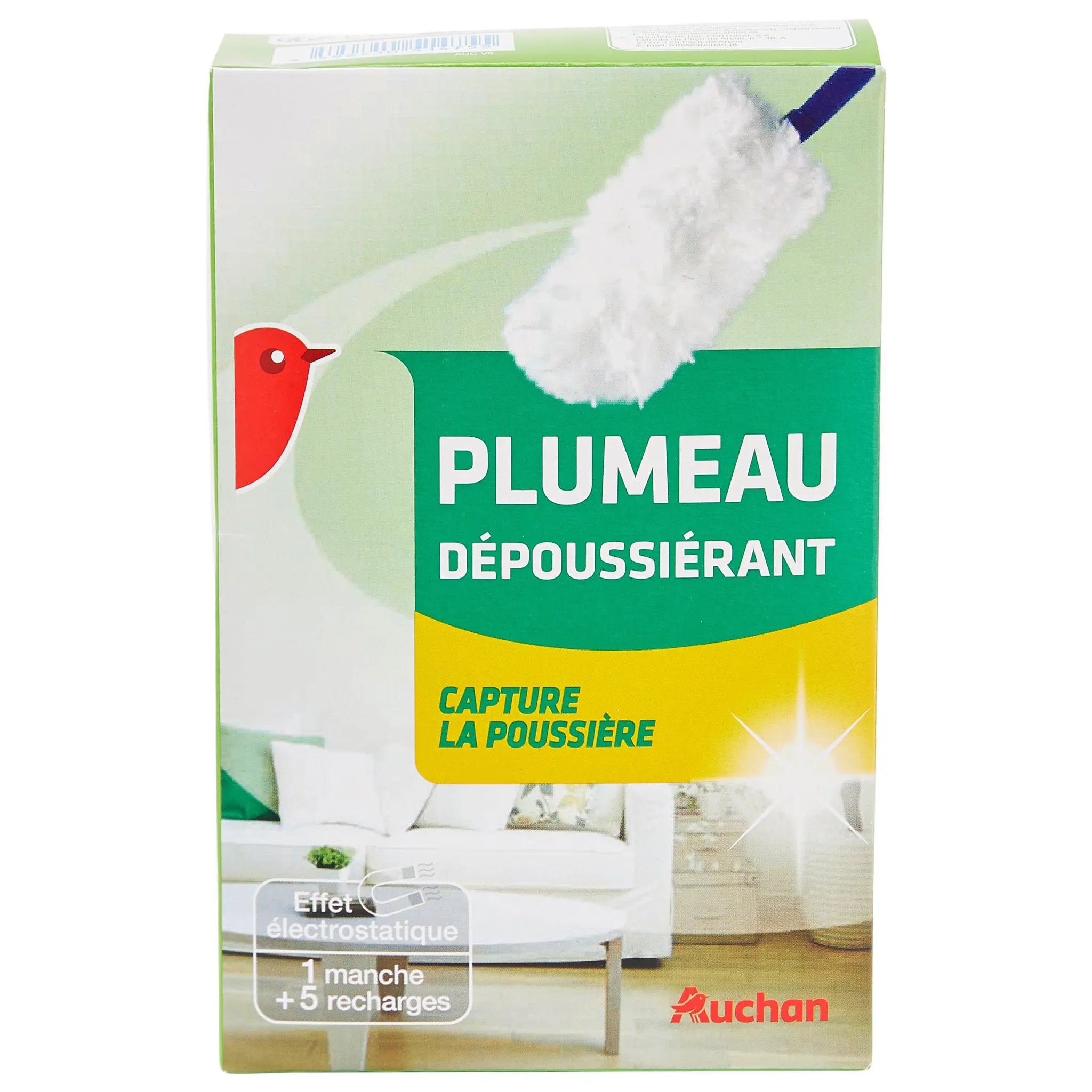 AUCHAN Plumeau dépoussiérant effet électrostatique