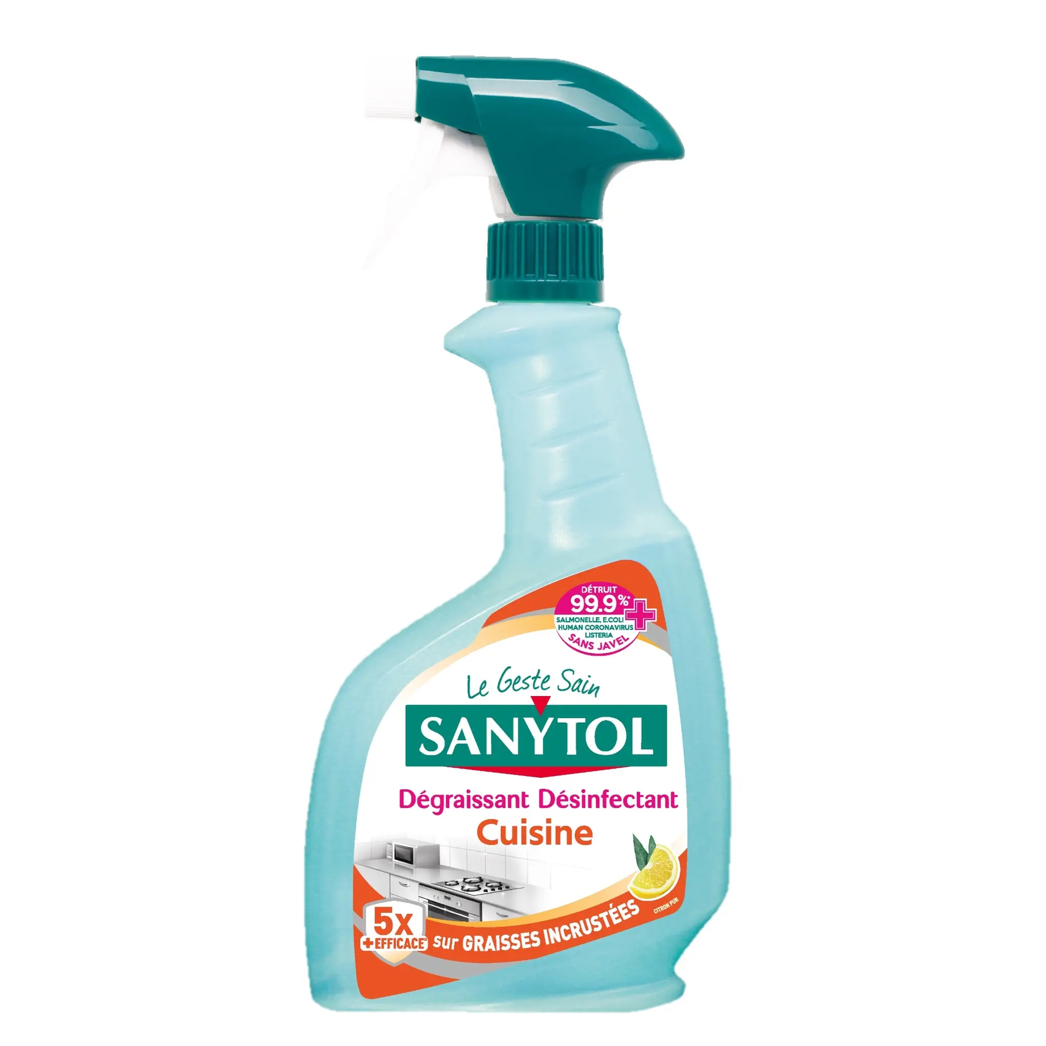 SANYTOL Spray désinfectant dégraissant cuisine