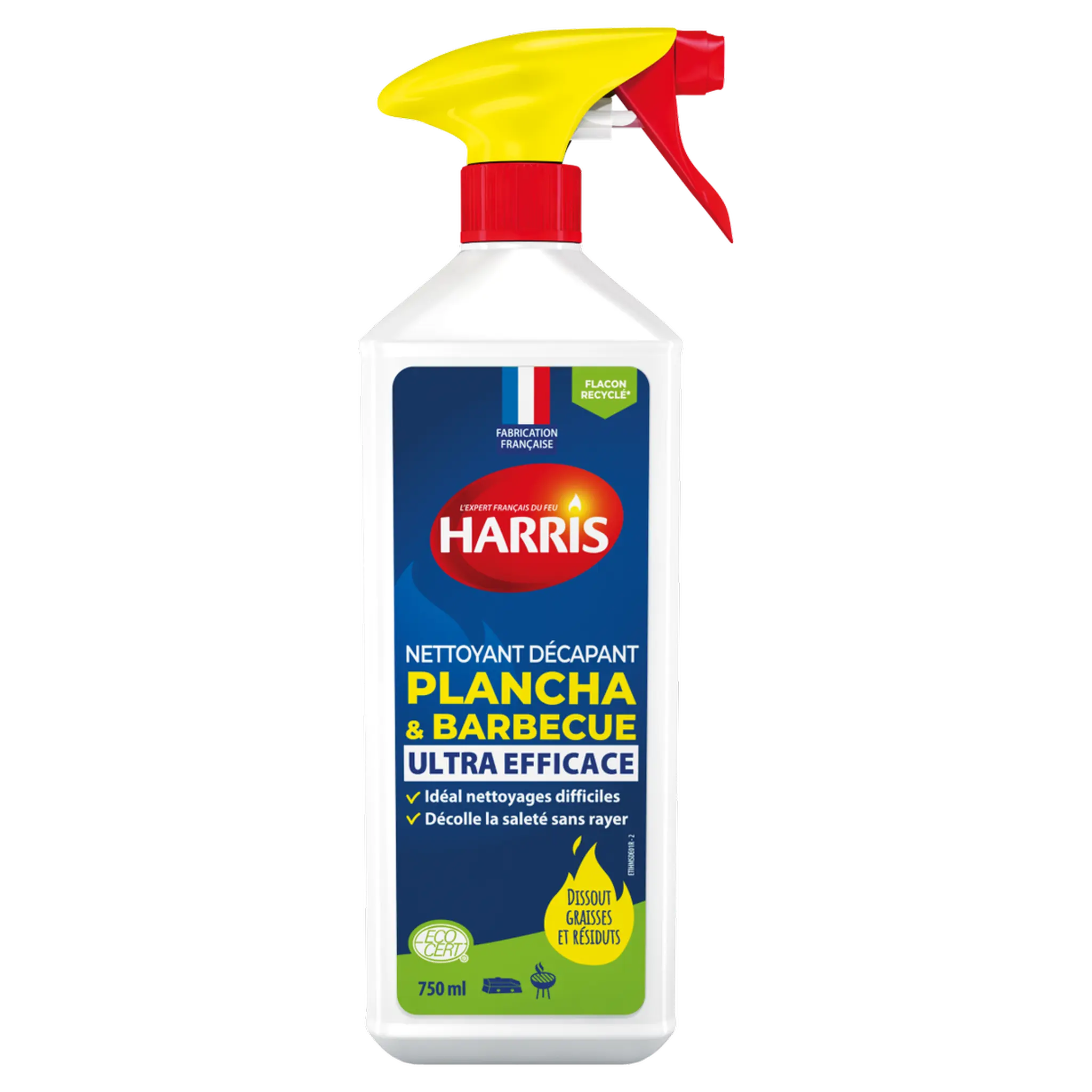 HARRIS Mousse nettoyante et décapante pour plancha et barbecue